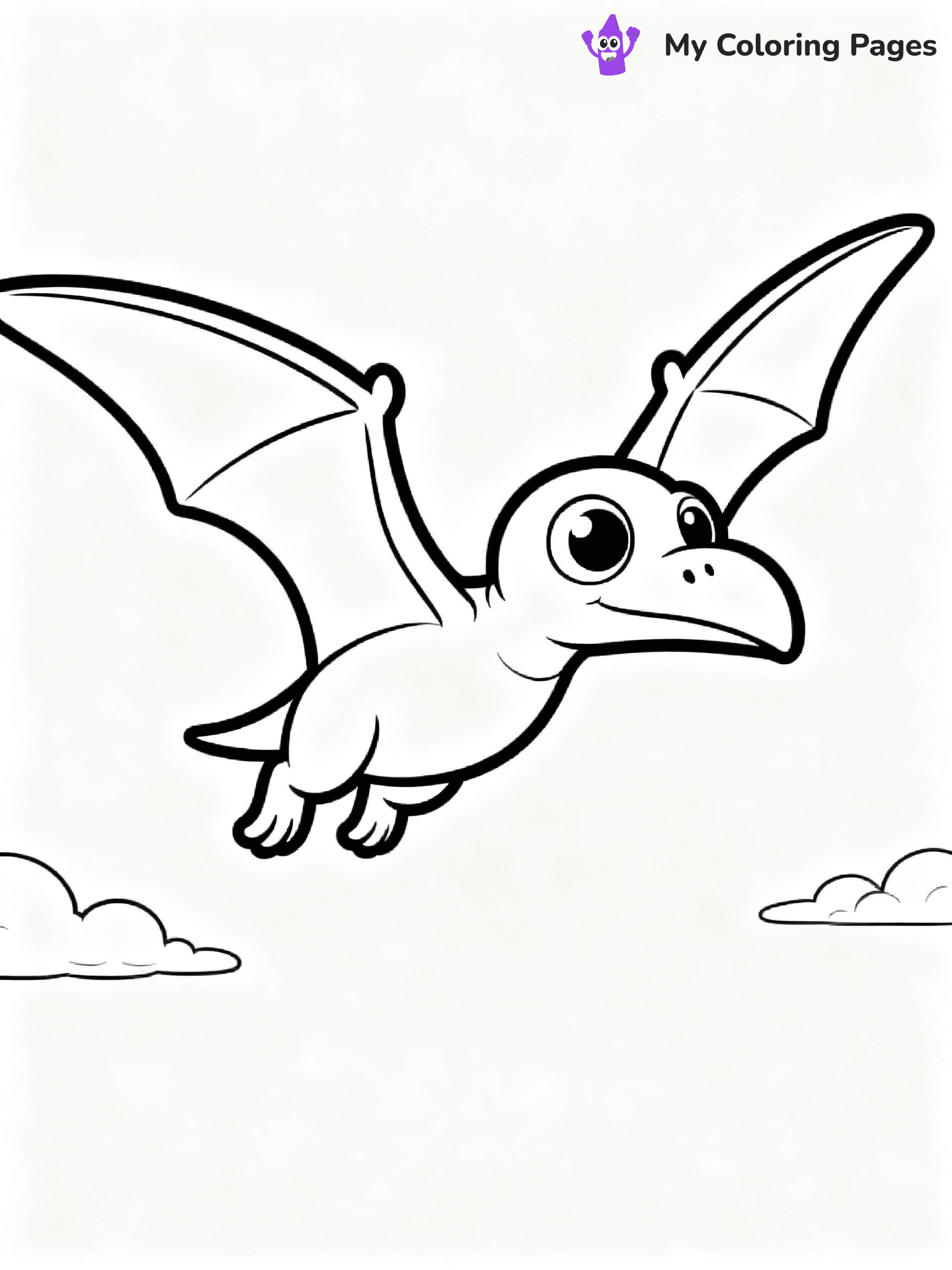 Cute Dinosaur Coloring Pages - 47