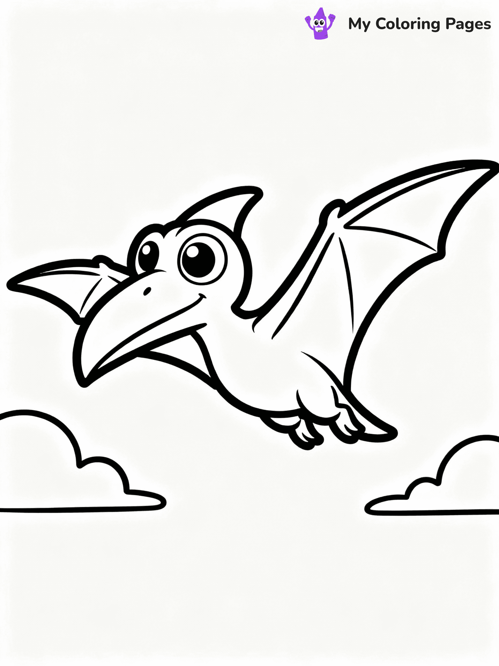 Cute Dinosaur Coloring Pages - 46