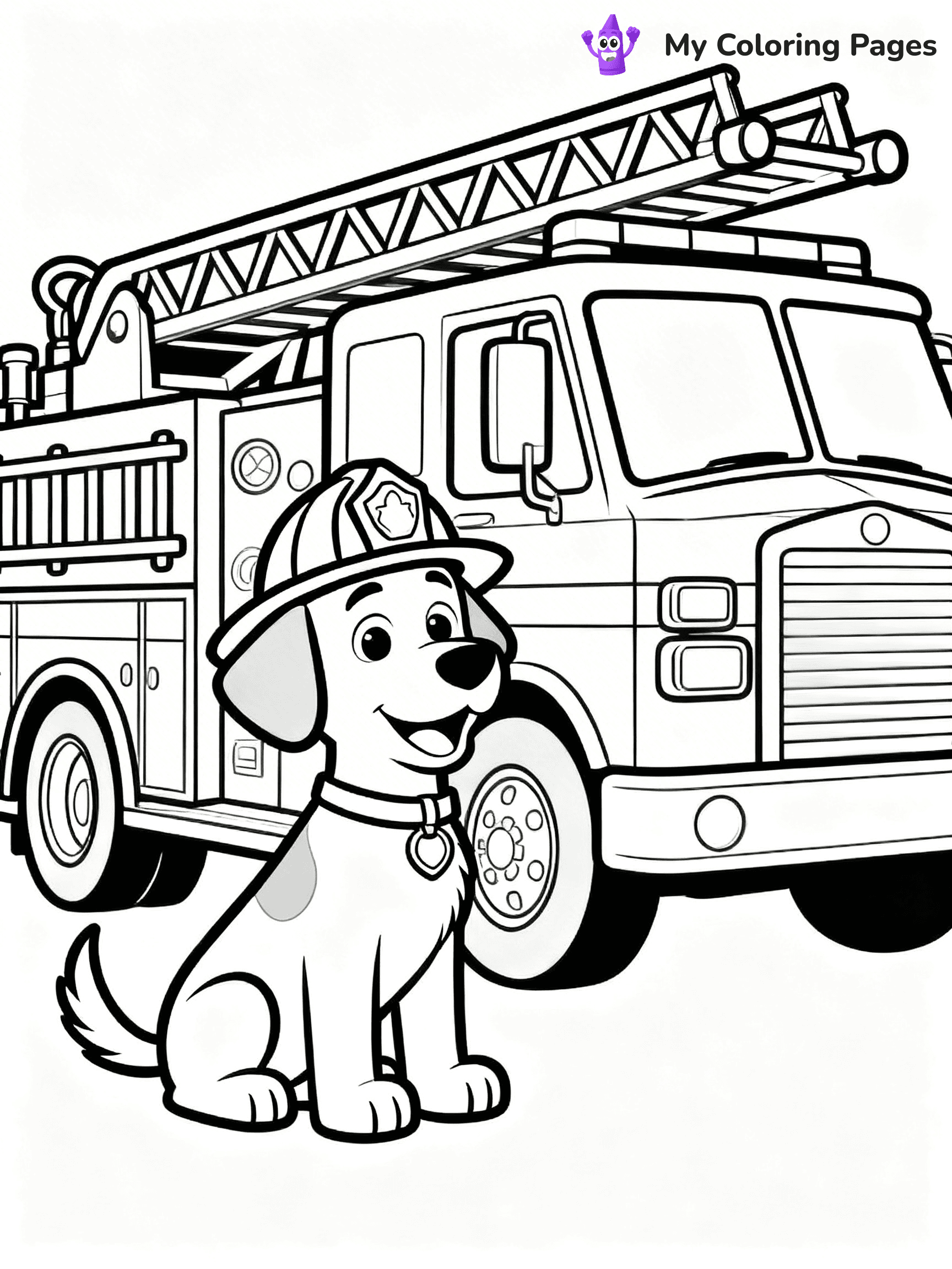 Firefighter Coloring Pages - 105