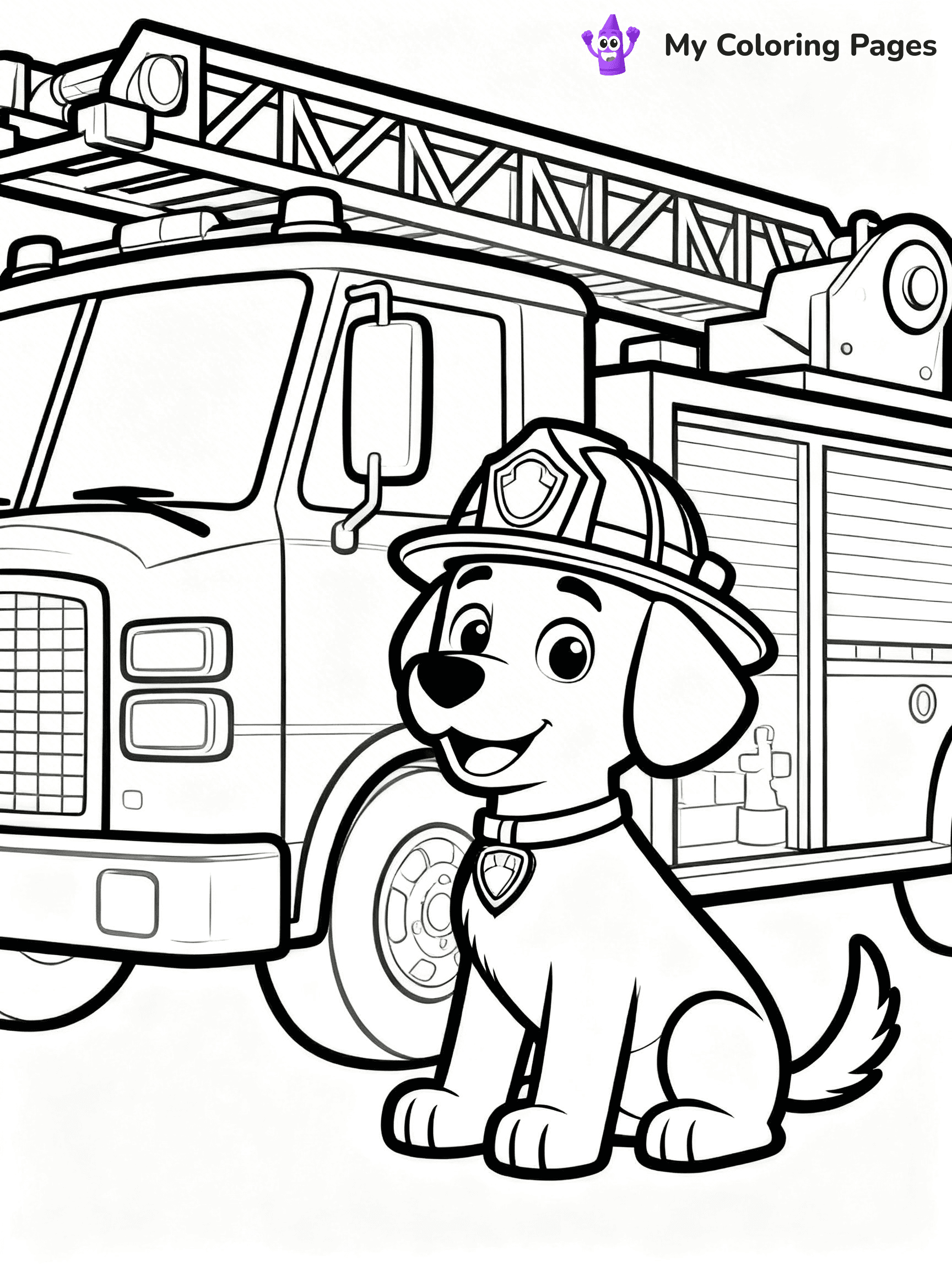 Firefighter Coloring Pages - 103