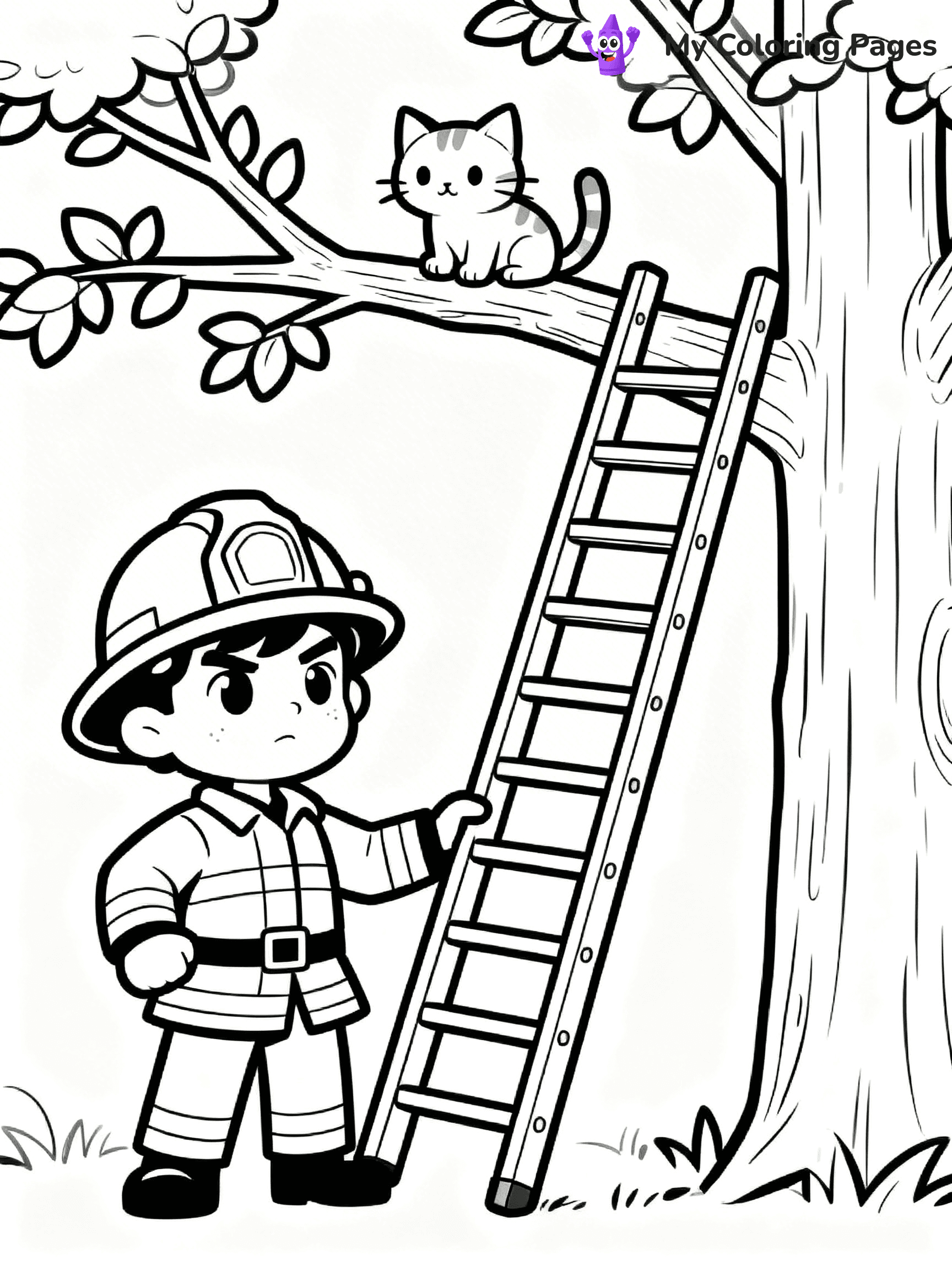 Firefighter Coloring Pages - 93