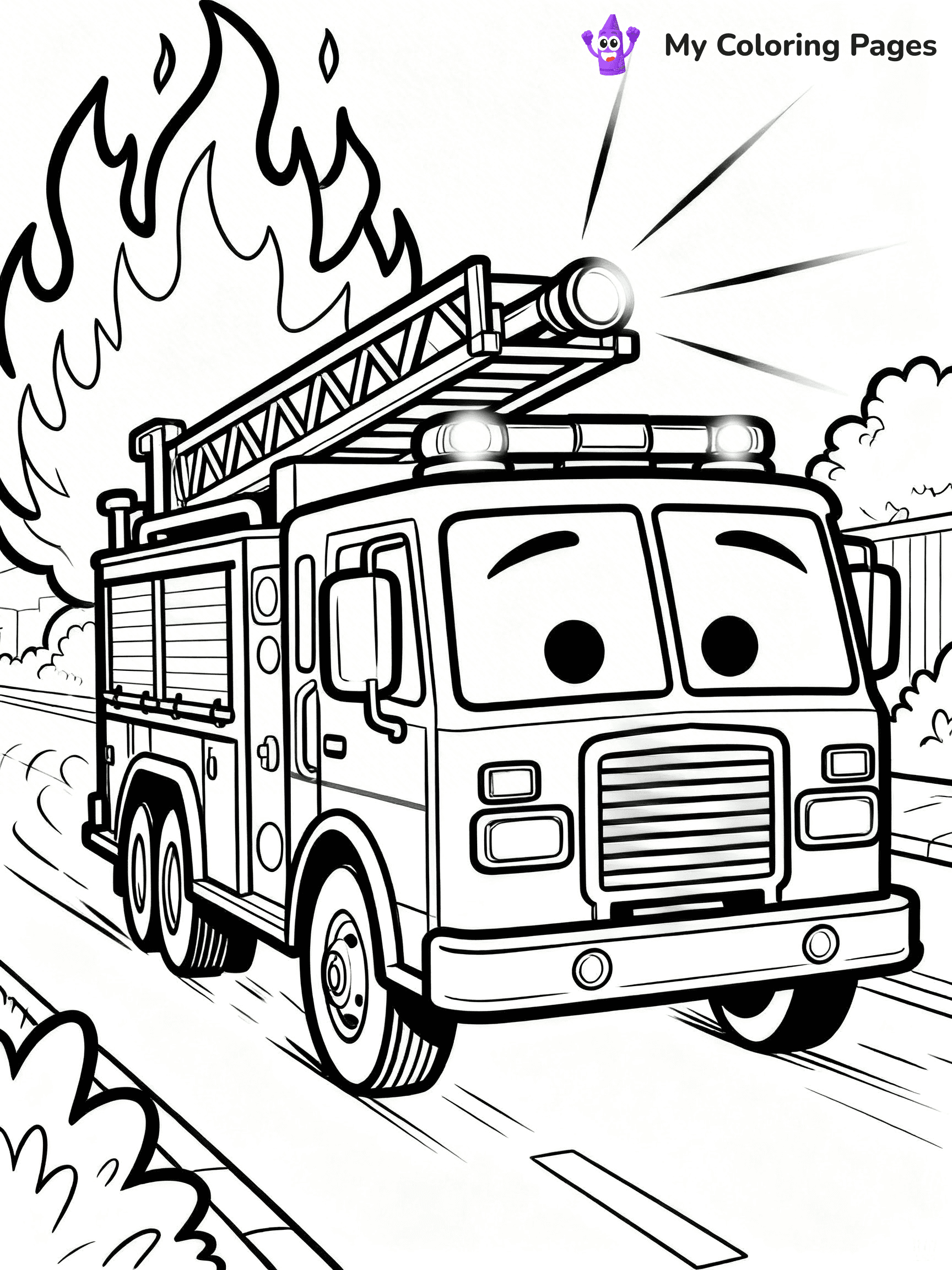 Firefighter Coloring Pages - 81