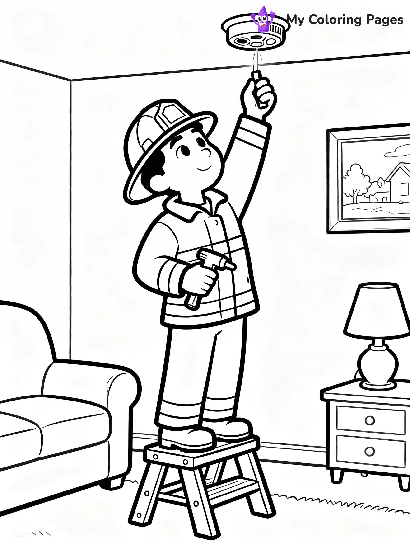 Firefighter Coloring Pages - 67
