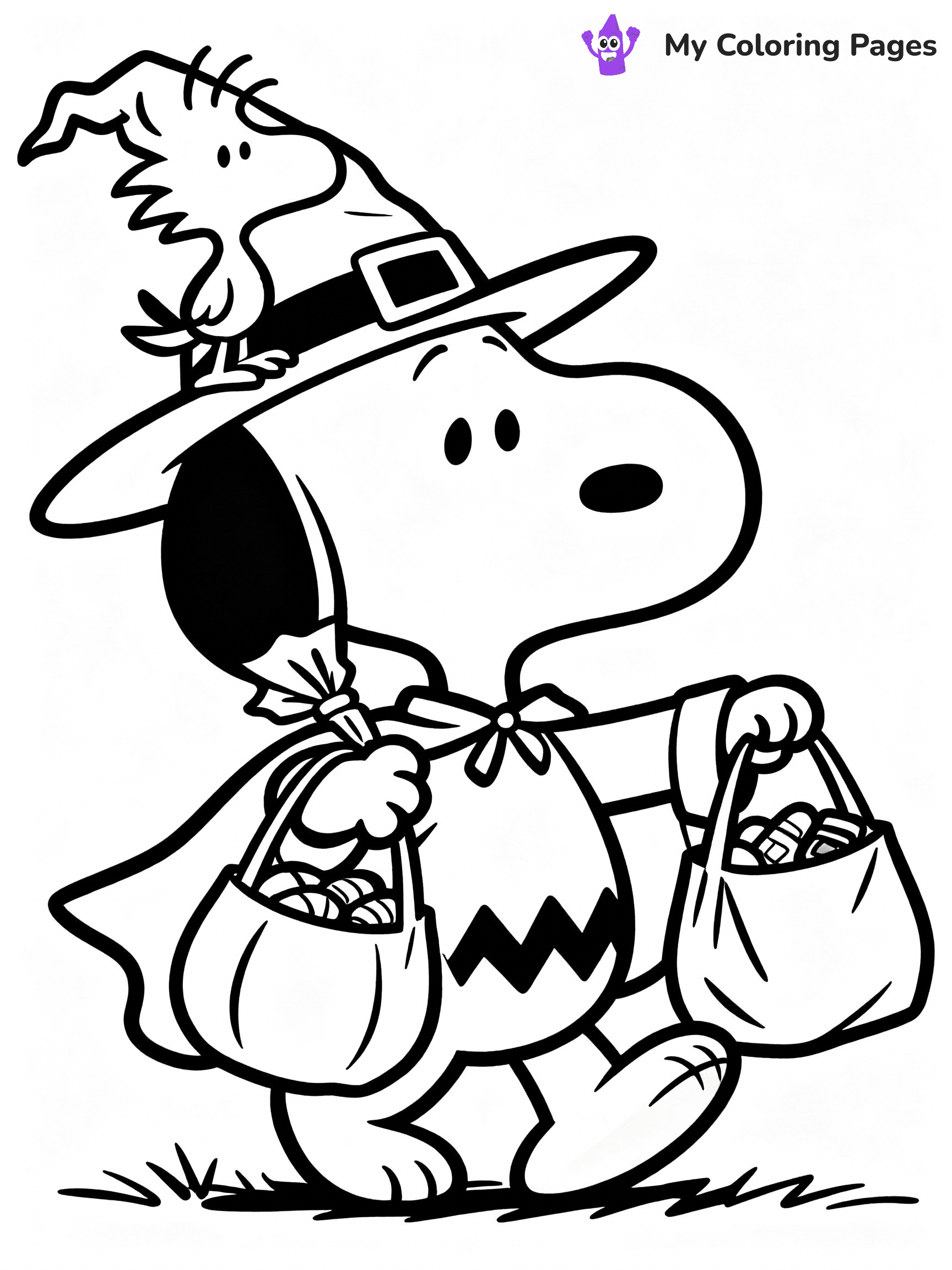 Snoopy Coloring Pages - 21