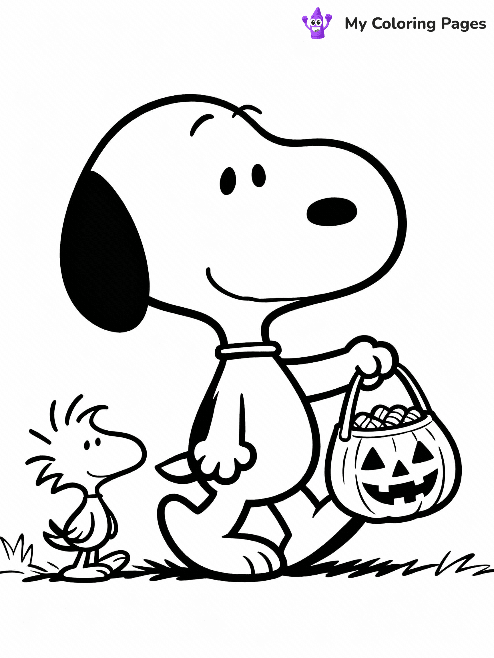Snoopy Coloring Pages - 16