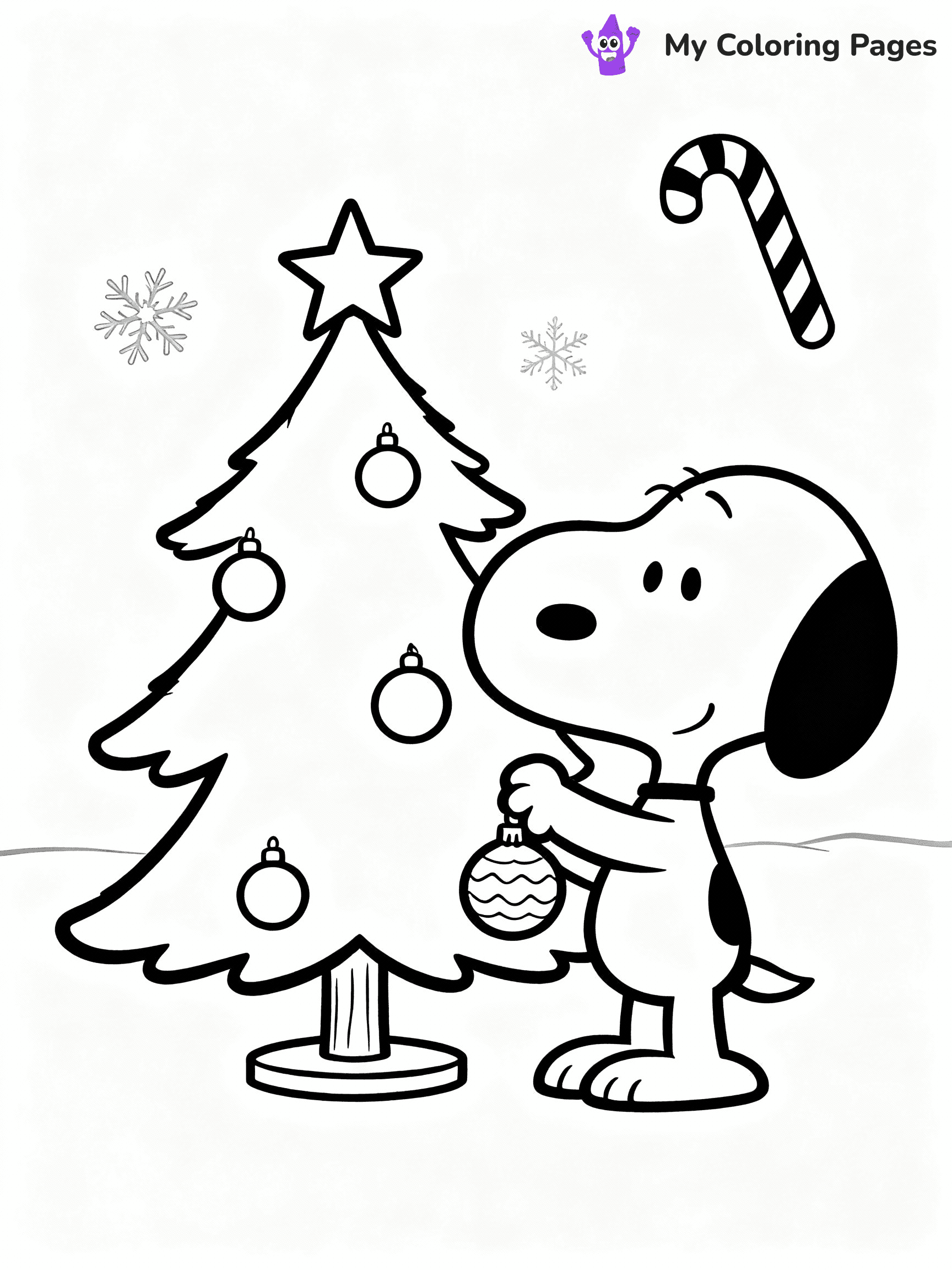 Snoopy Coloring Pages - 13