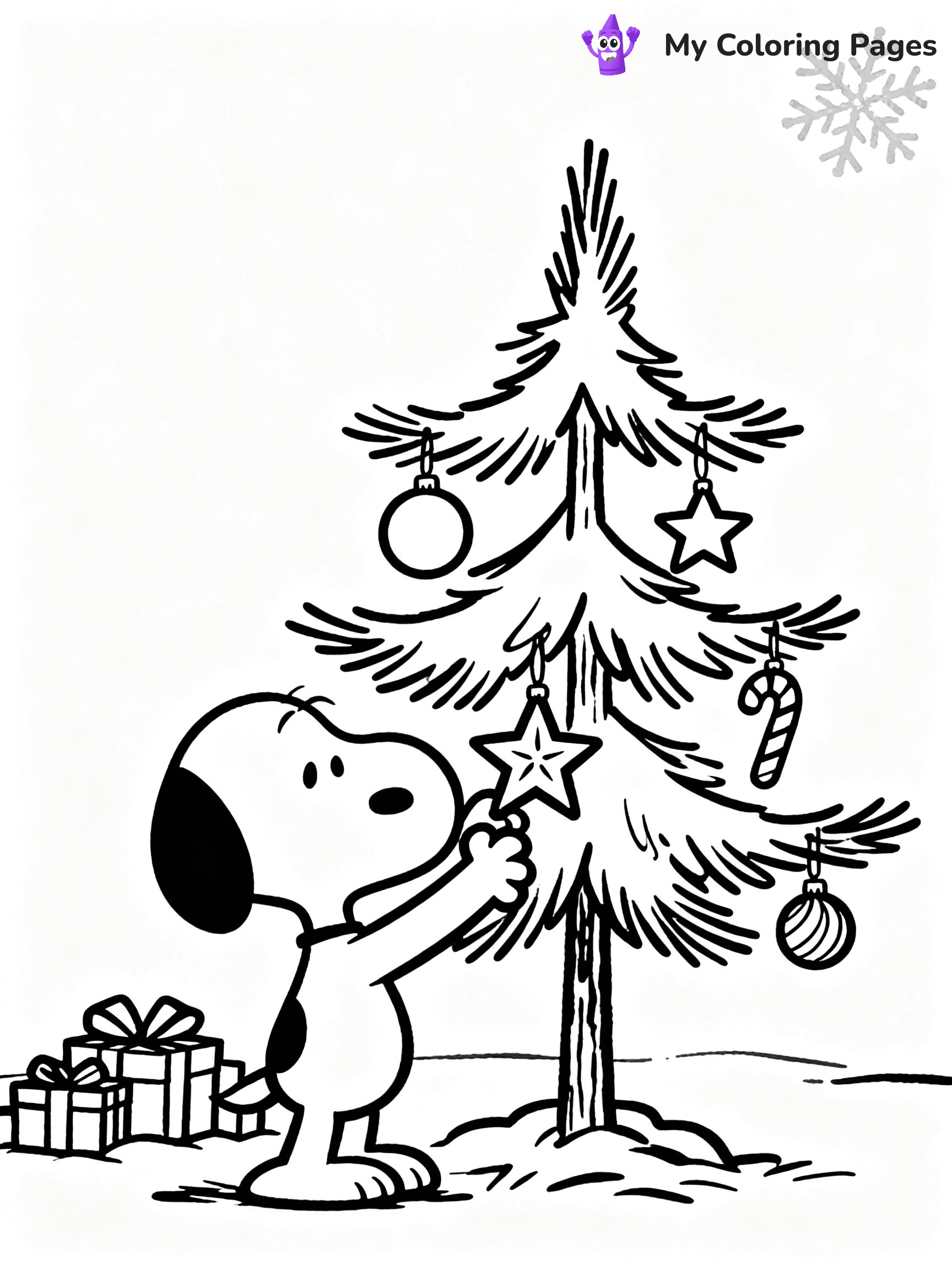 Snoopy Coloring Pages - 12