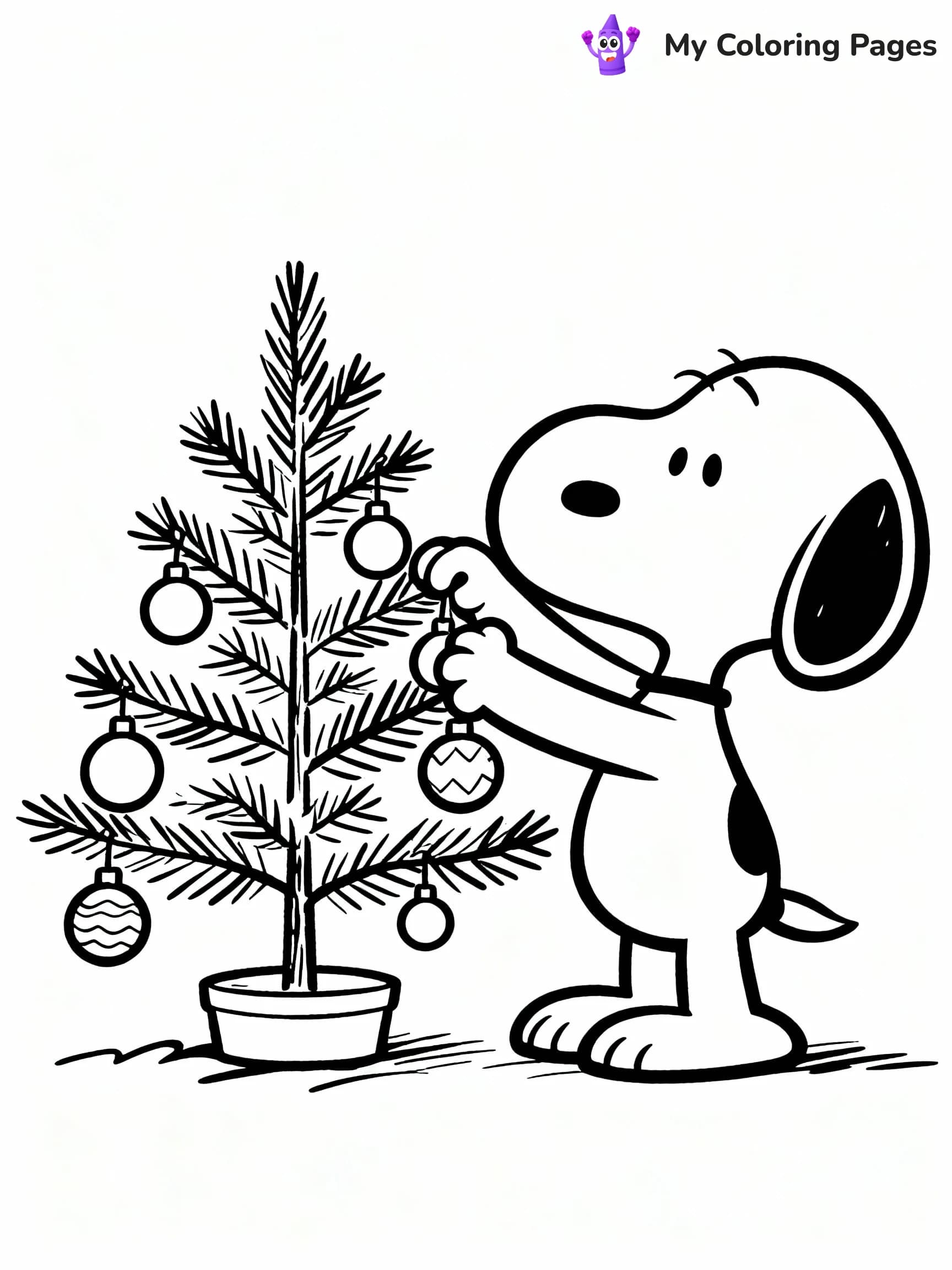 Snoopy Coloring Pages - 11