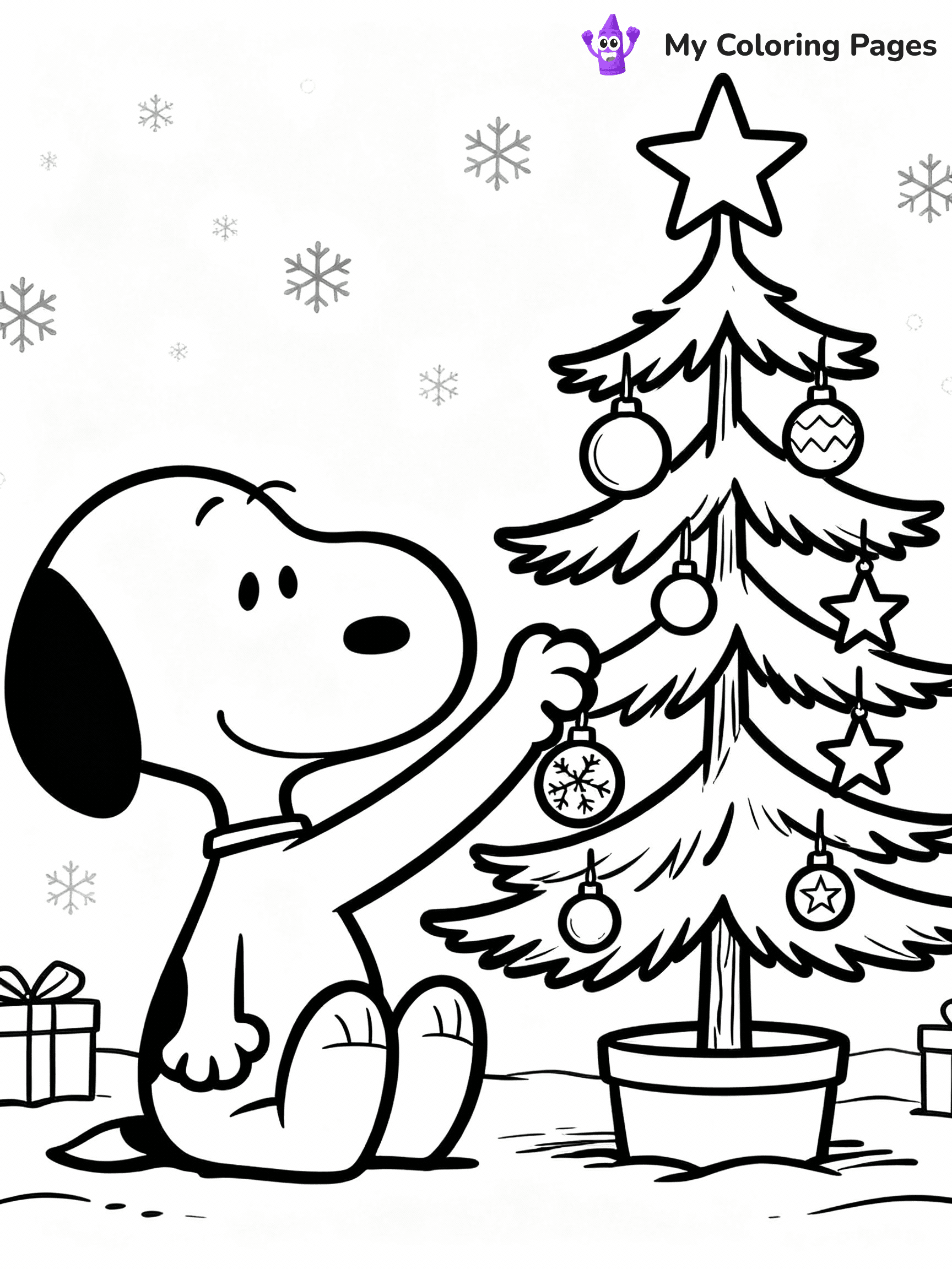 Snoopy Coloring Pages - 8
