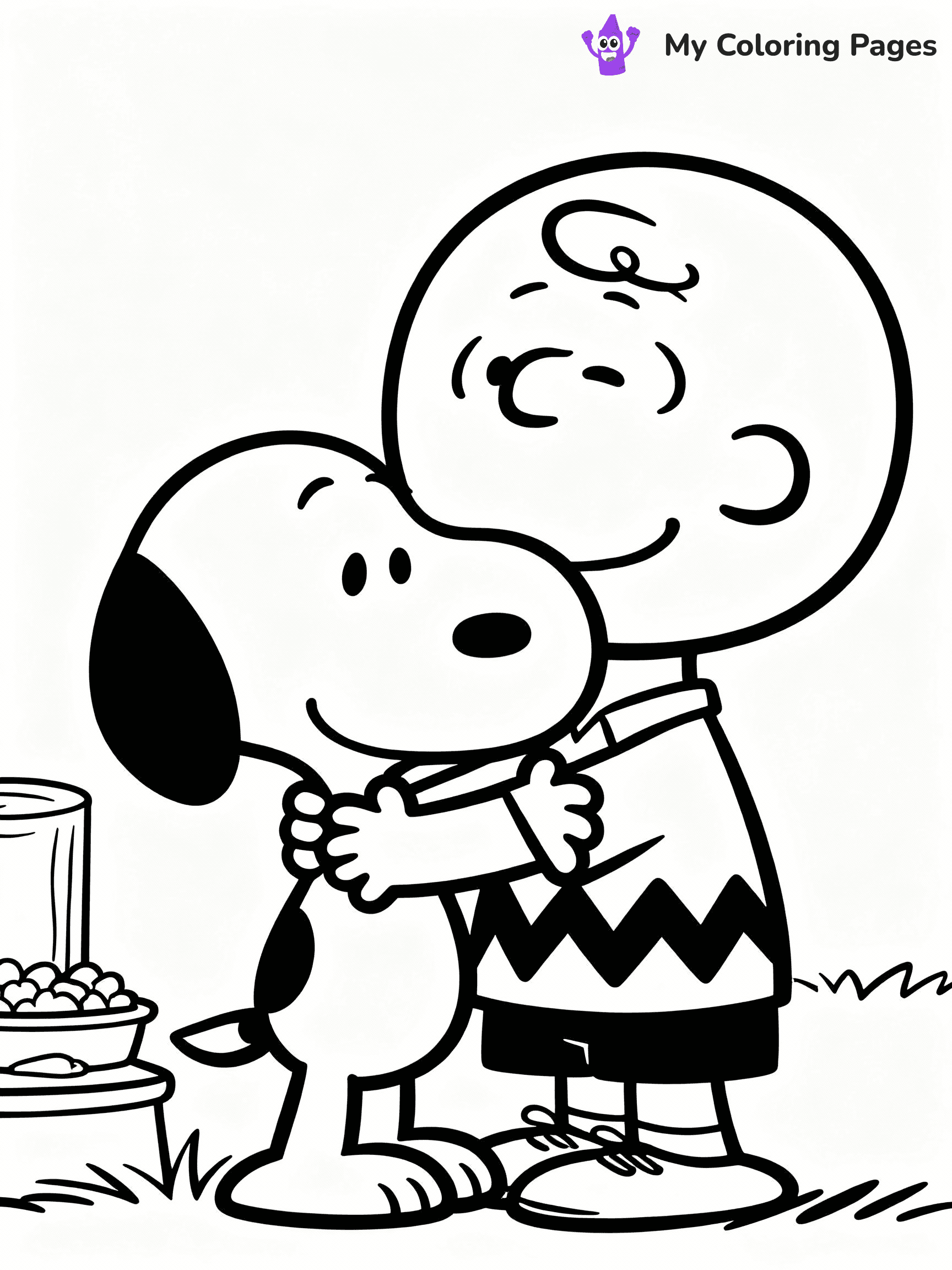 Snoopy Coloring Pages - 2