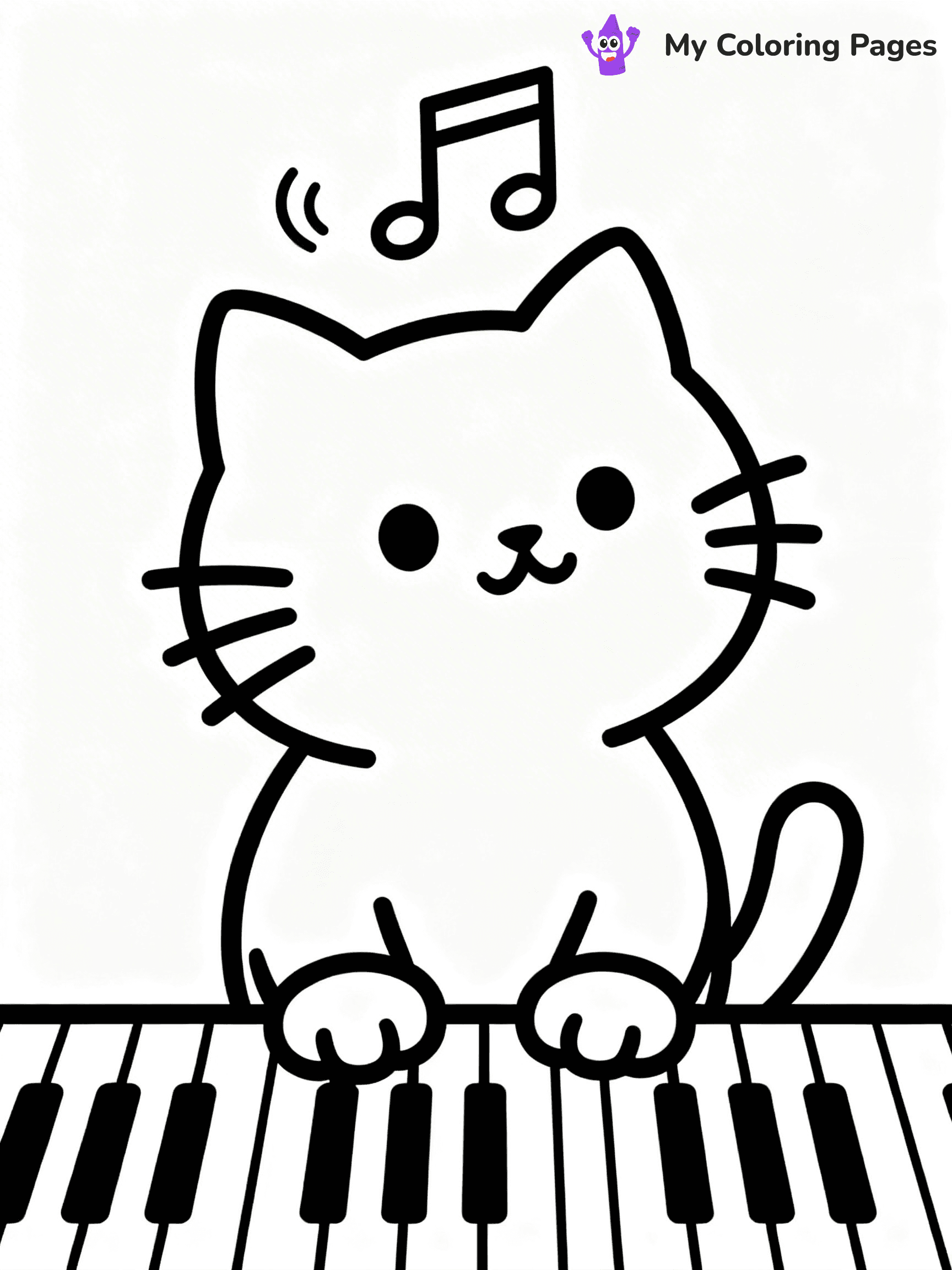 Piano Coloring Pages - 37