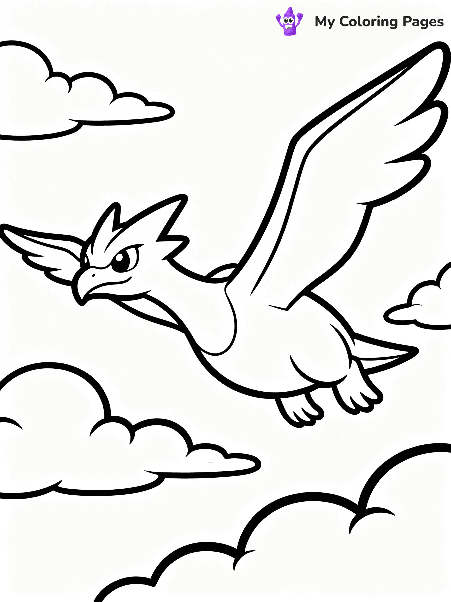 Lugia Coloring Pages - 30