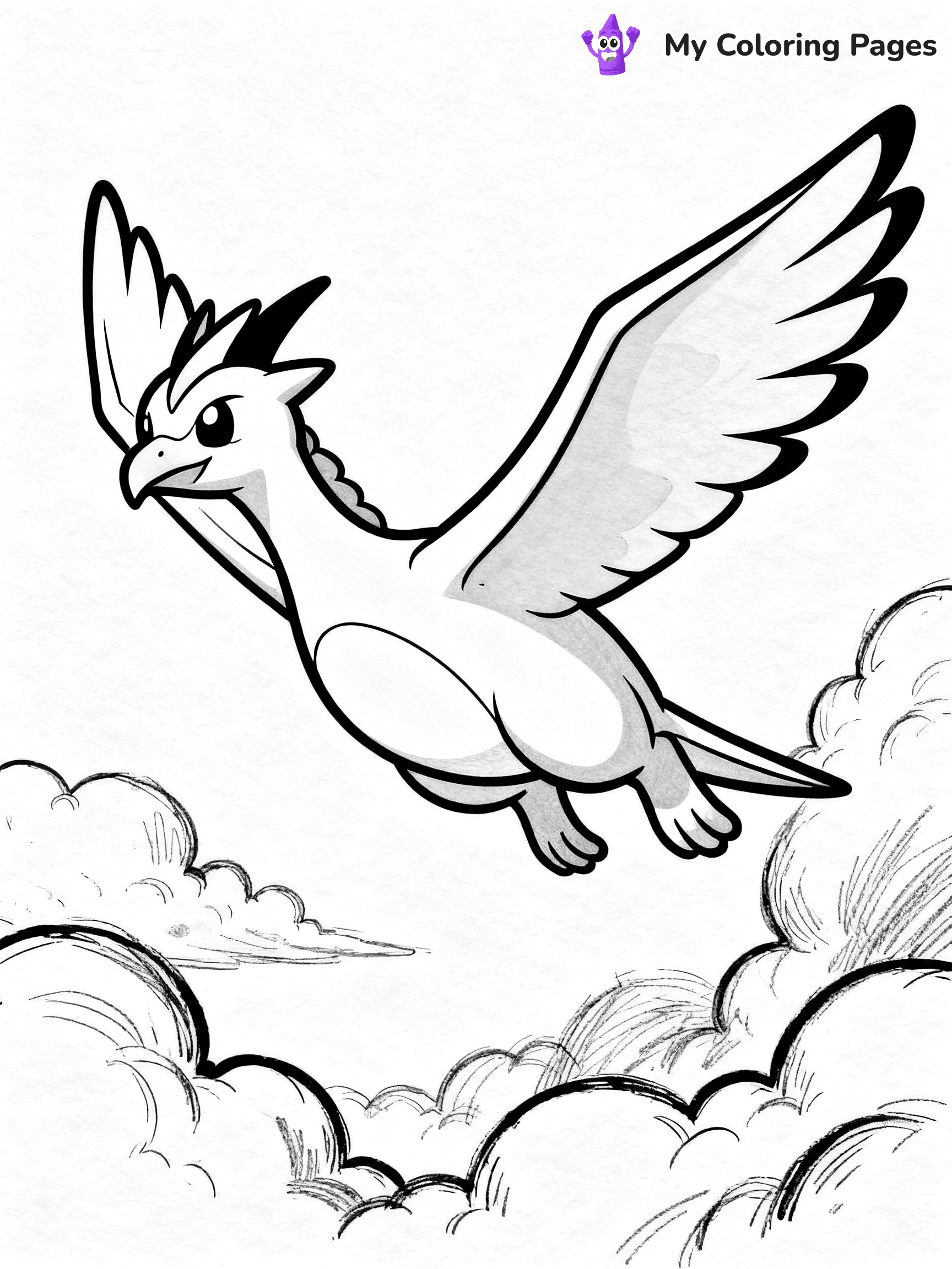 Lugia Coloring Pages - 29