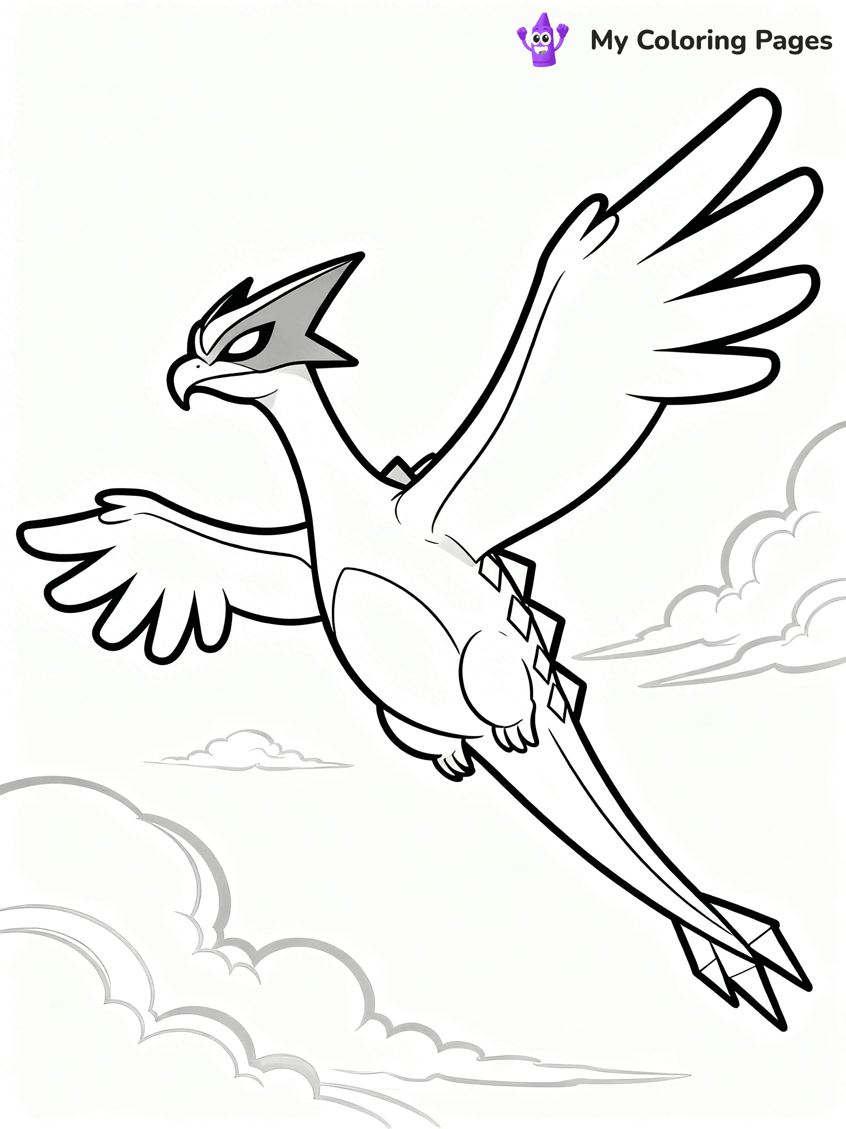 Lugia Coloring Pages - 28