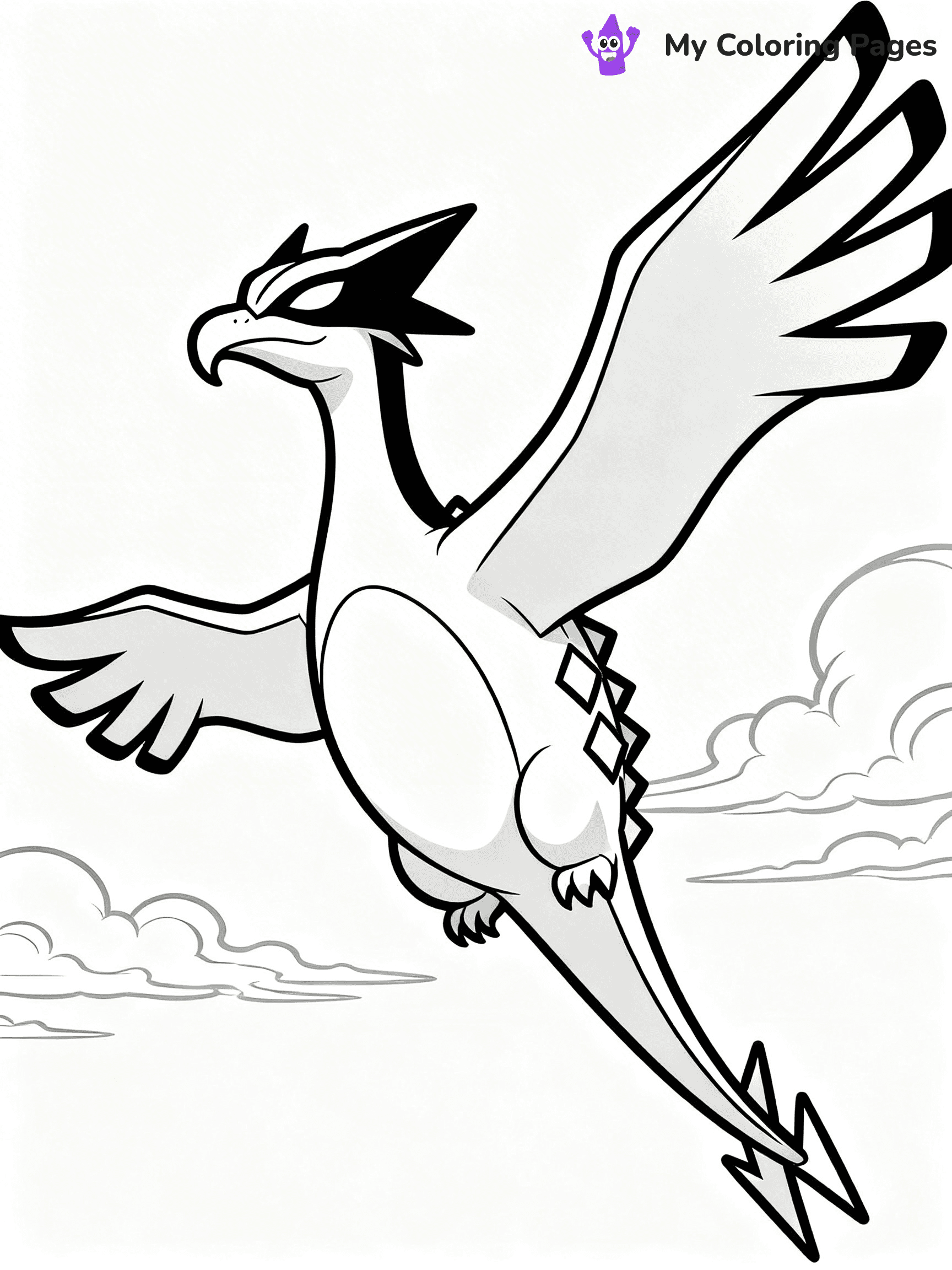 Lugia Coloring Pages - 27