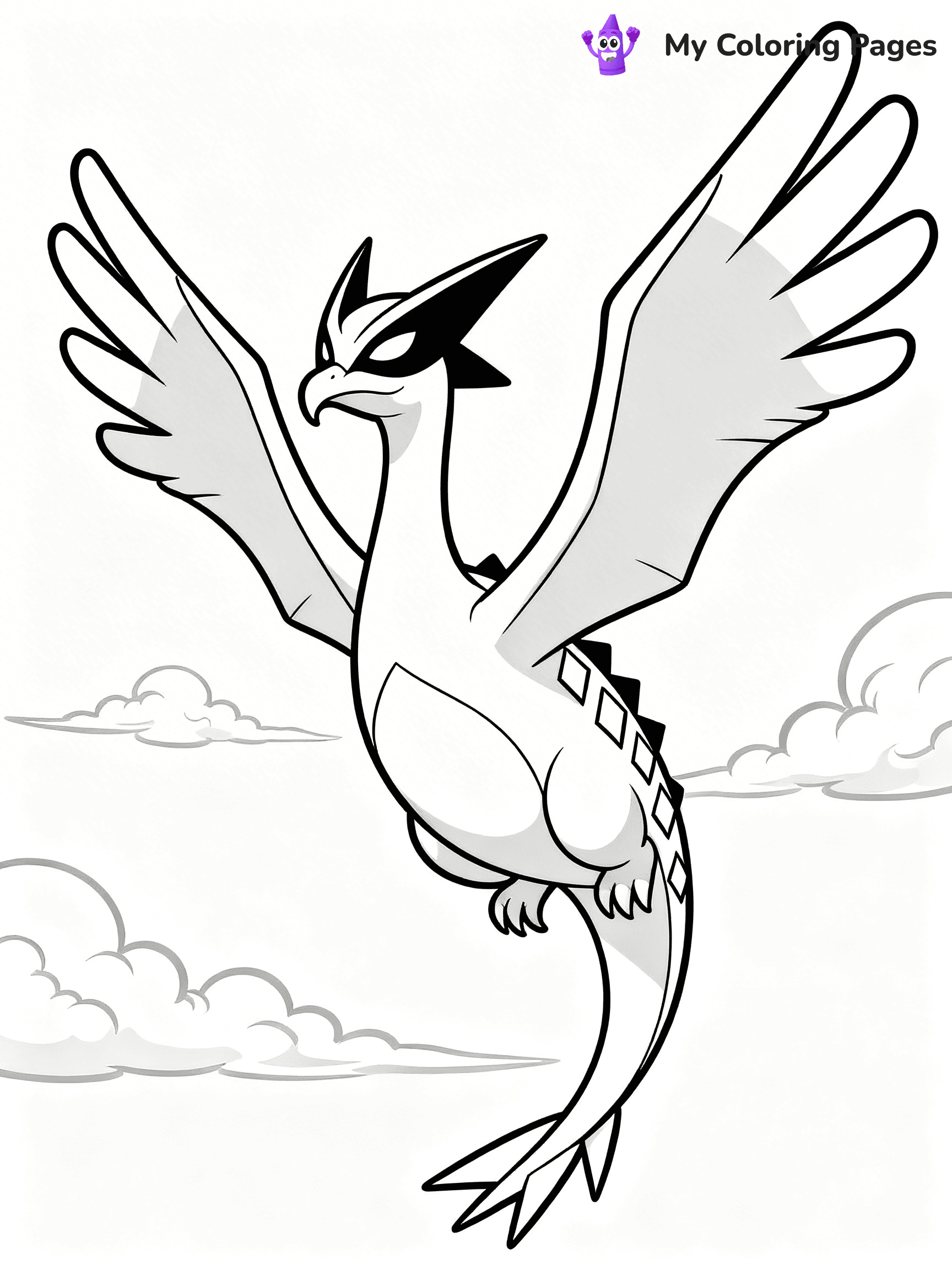 Lugia Coloring Pages - 26