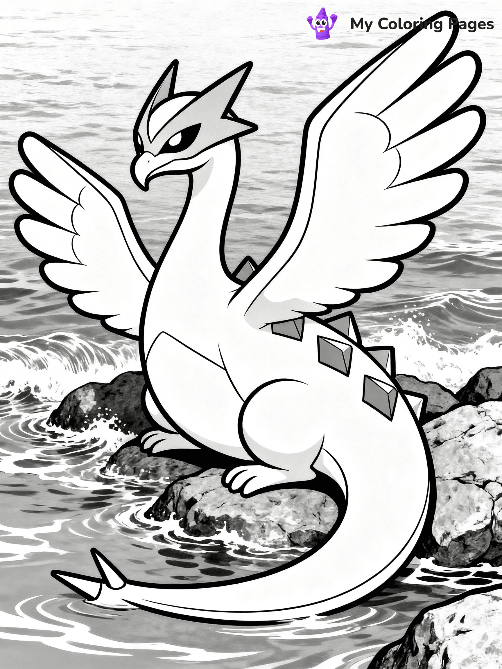 Lugia Coloring Pages - 22