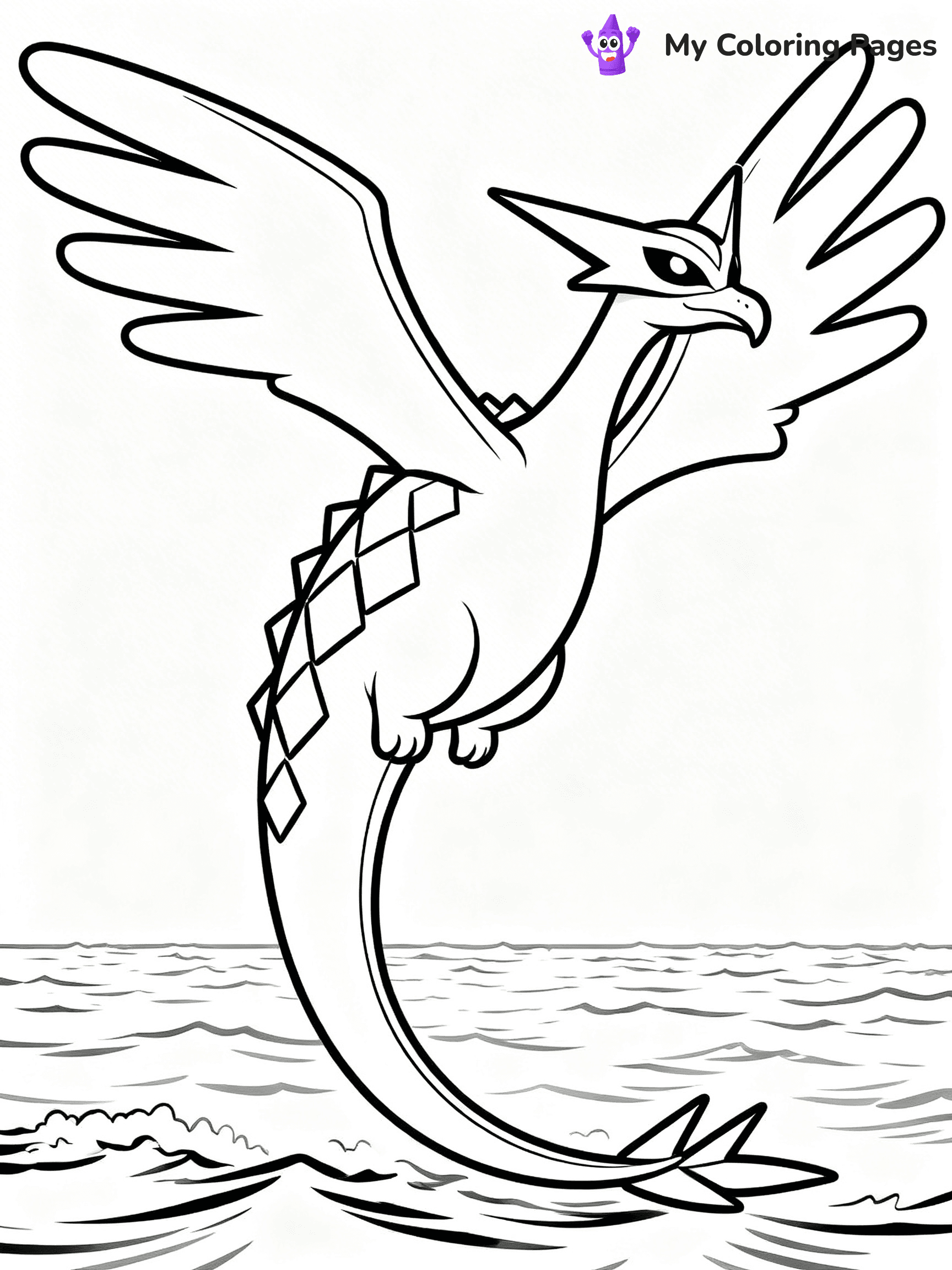 Lugia Coloring Pages - 21