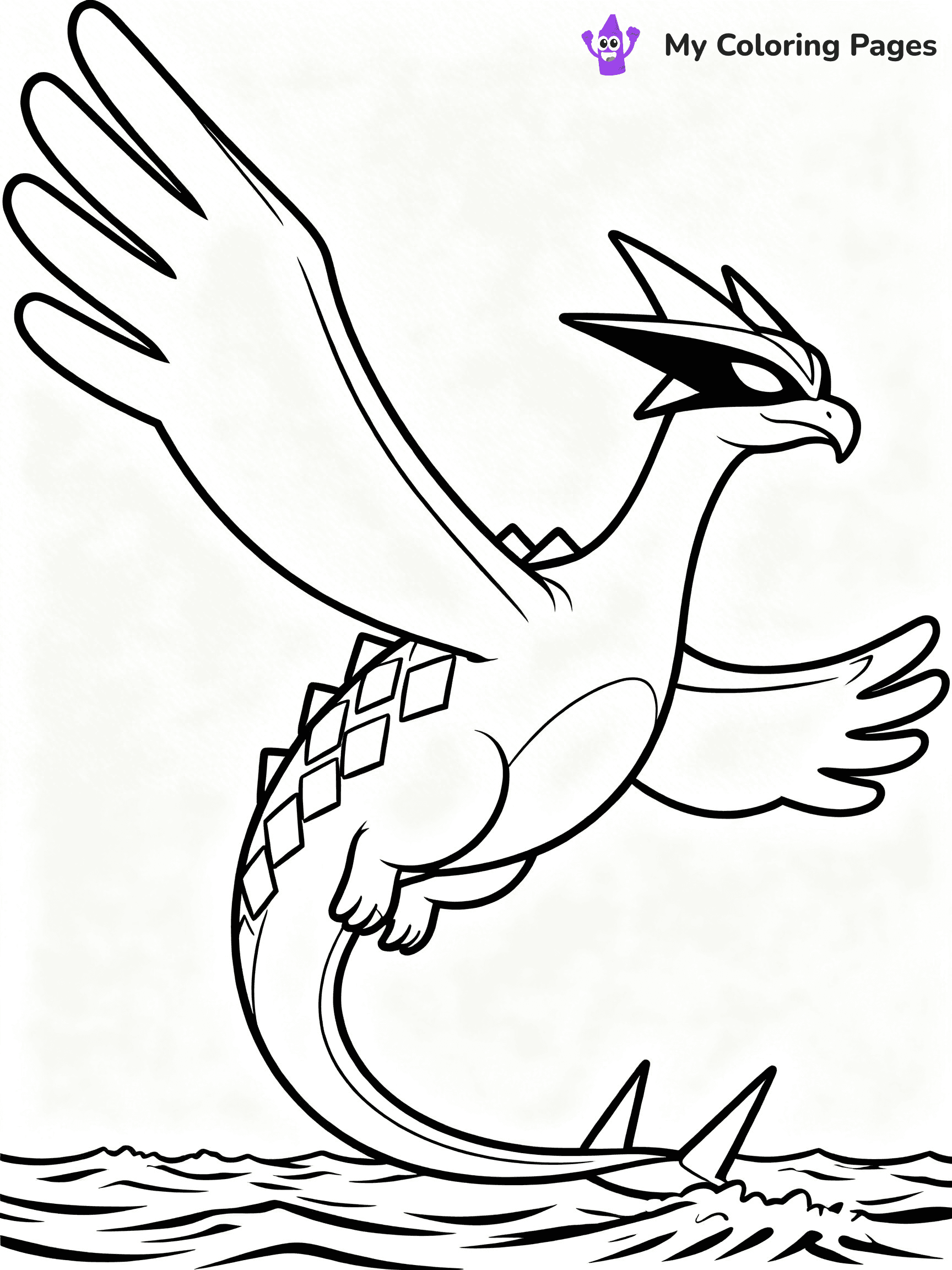 Lugia Coloring Pages - 20