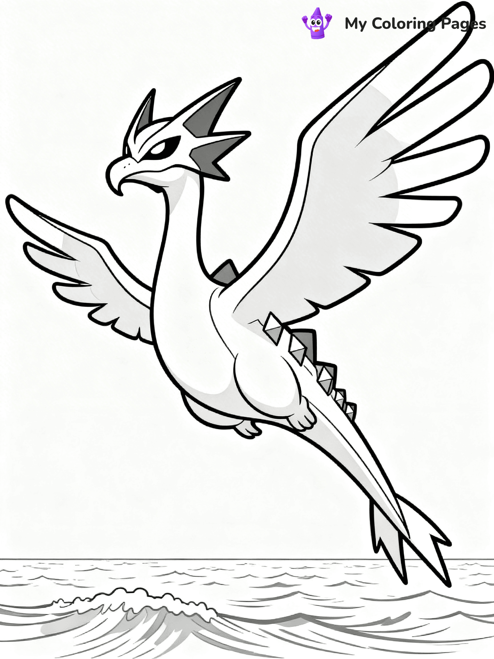 Lugia Coloring Pages - 19