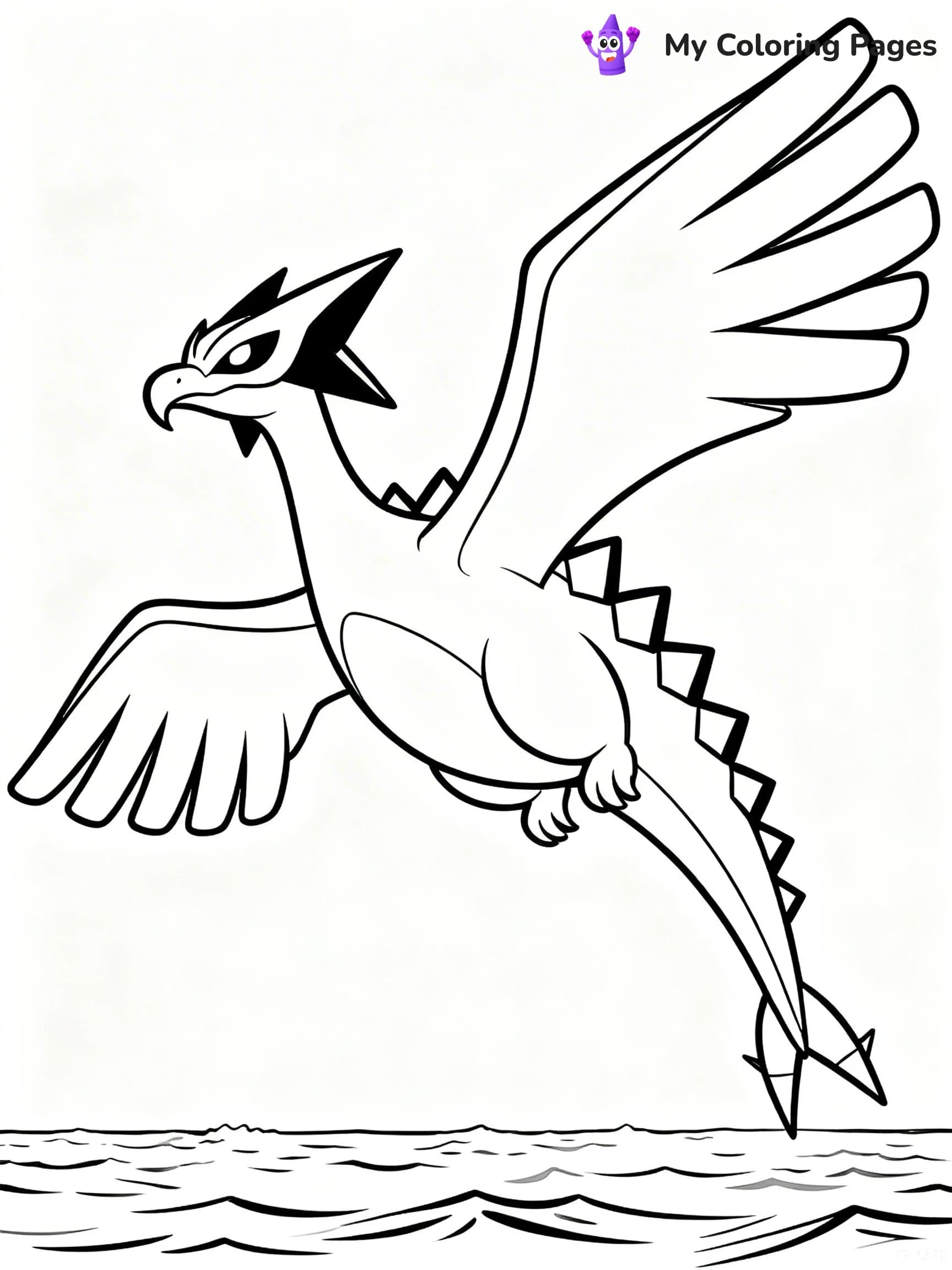 Lugia Coloring Pages - 17
