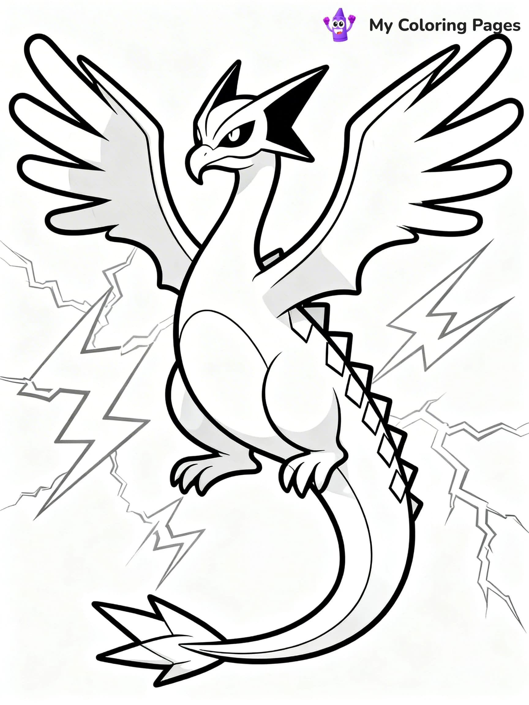 Lugia Coloring Pages - 15