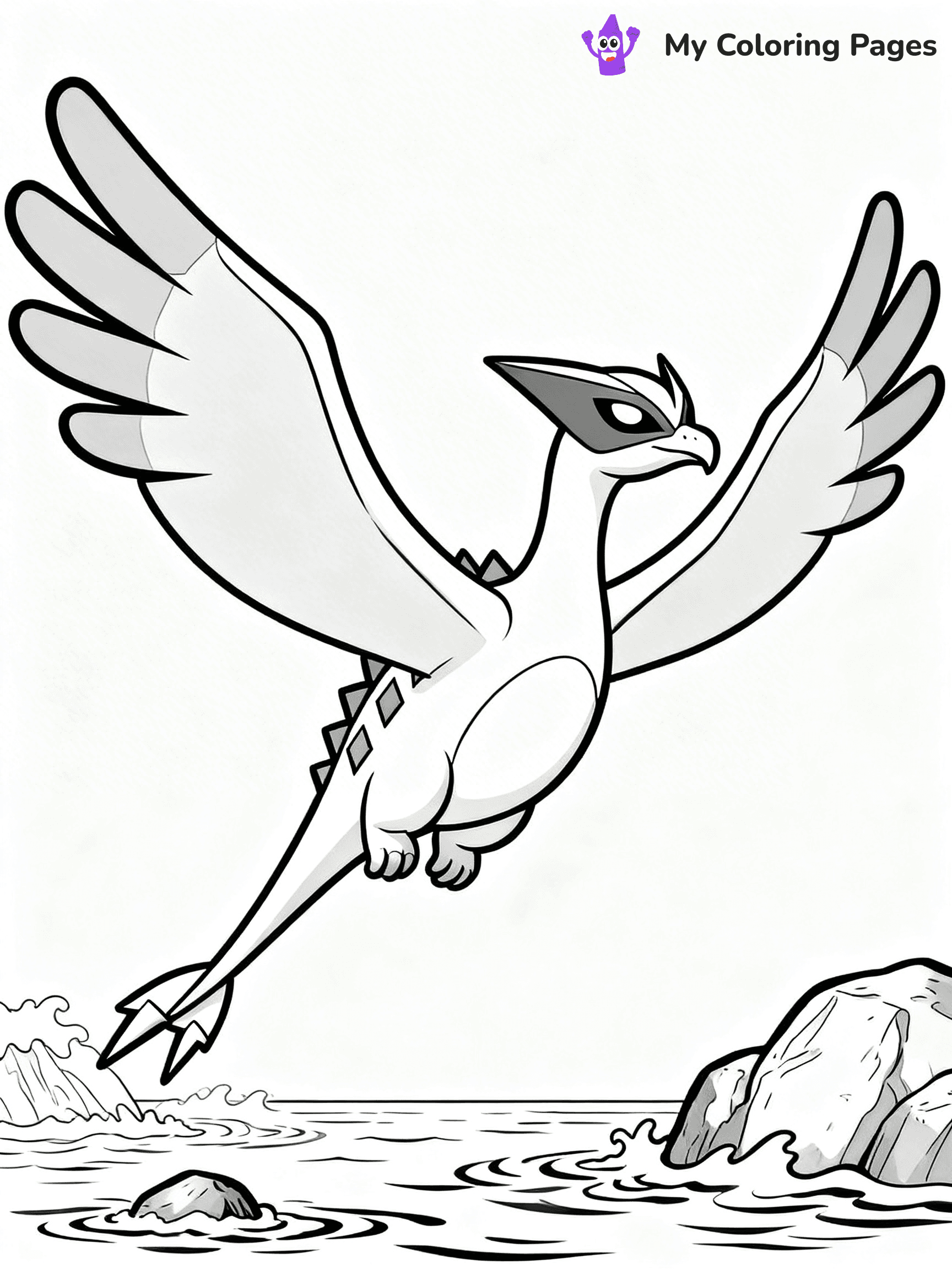 Lugia Coloring Pages - 6