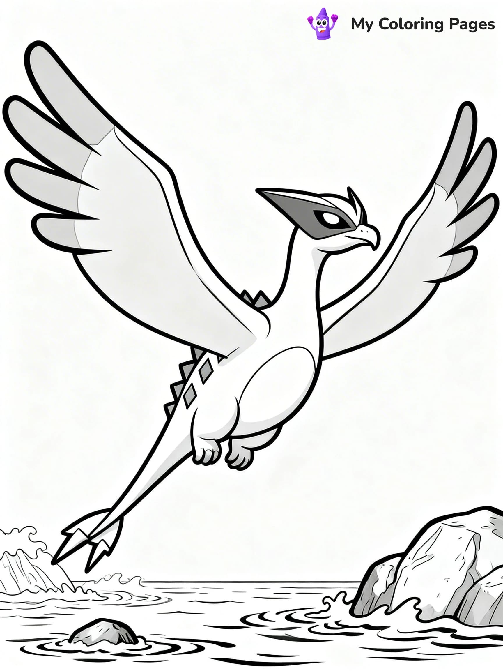 Lugia Coloring Pages - 6