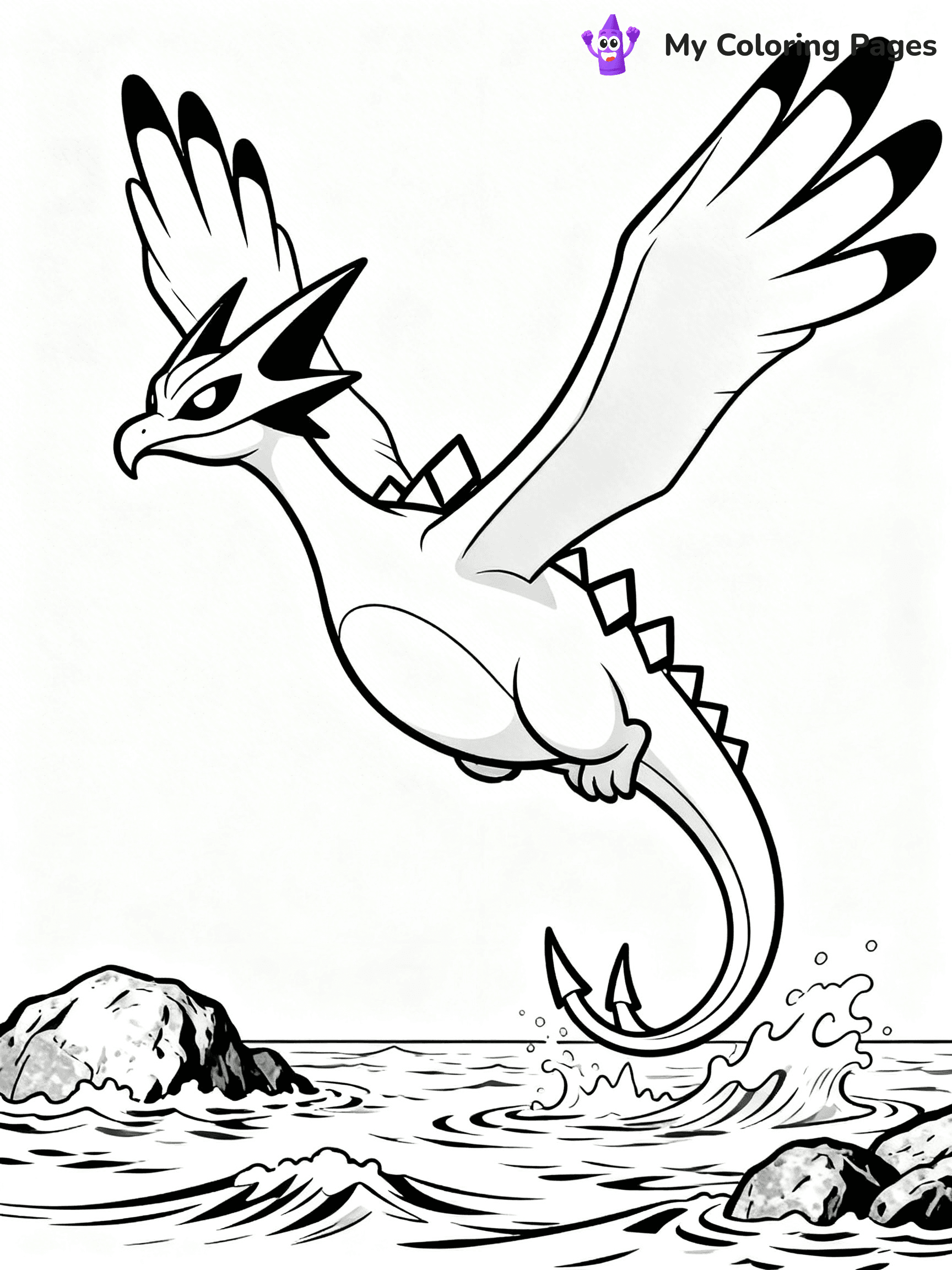 Lugia Coloring Pages - 5