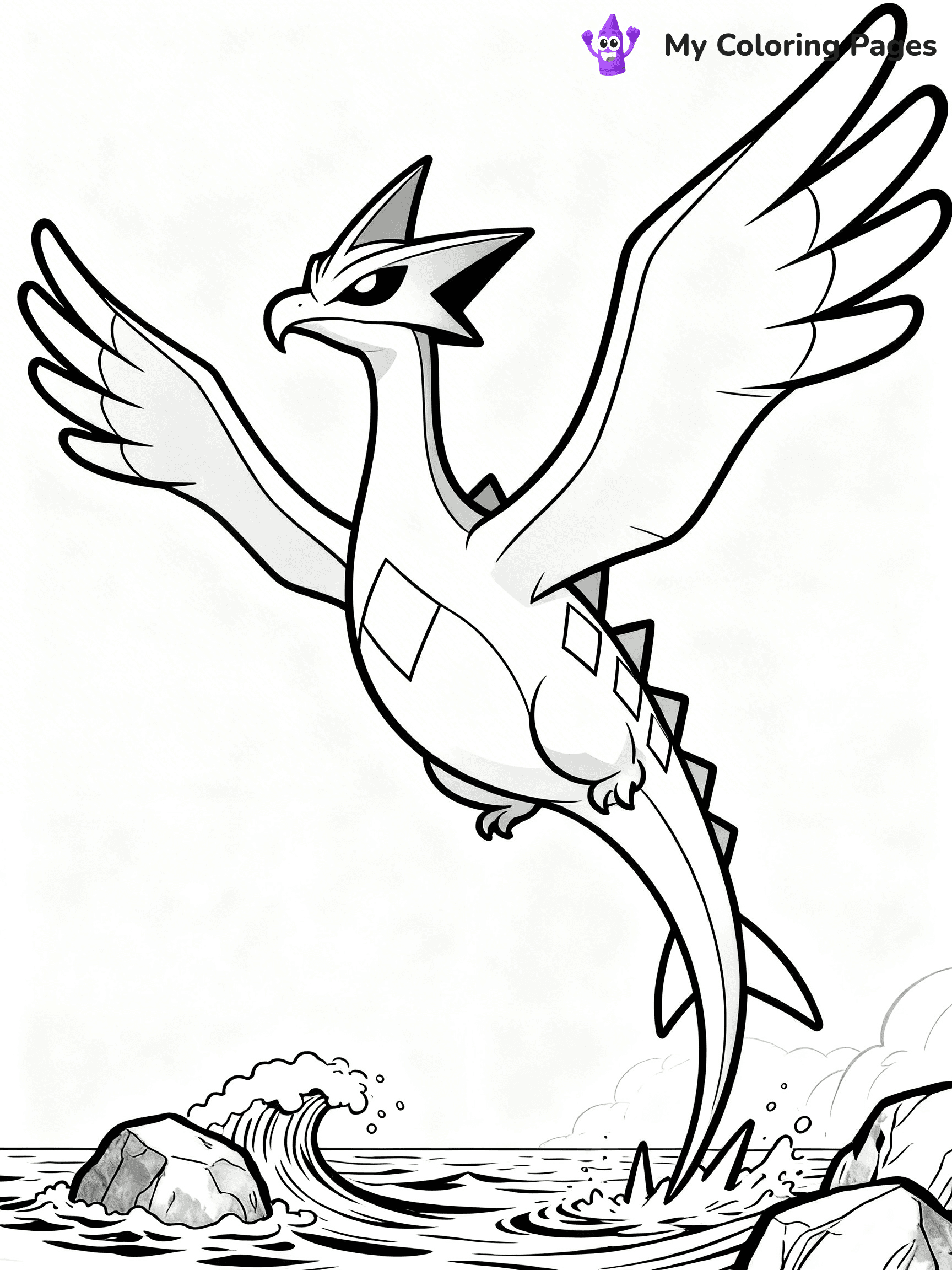 Lugia Coloring Pages - 4
