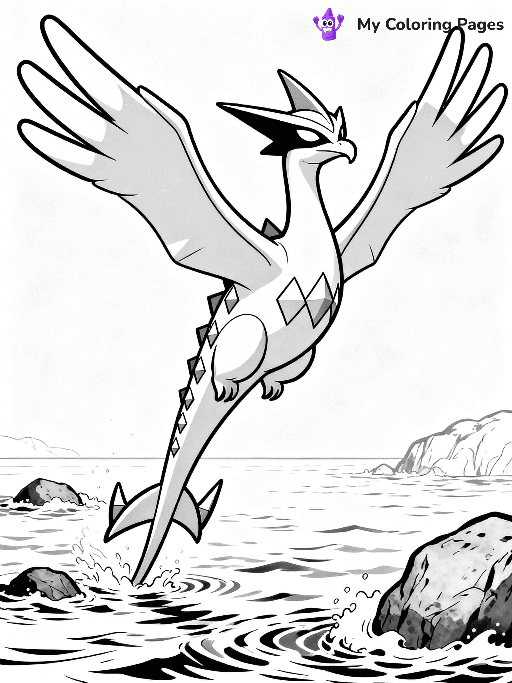 Lugia Coloring Pages - 2