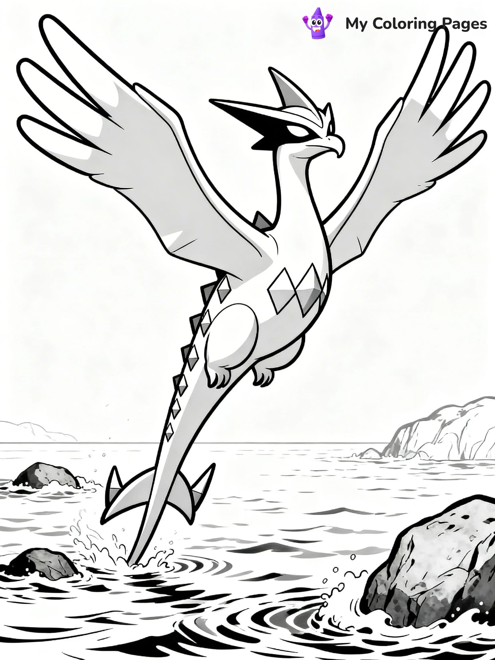 Lugia Coloring Pages - 2