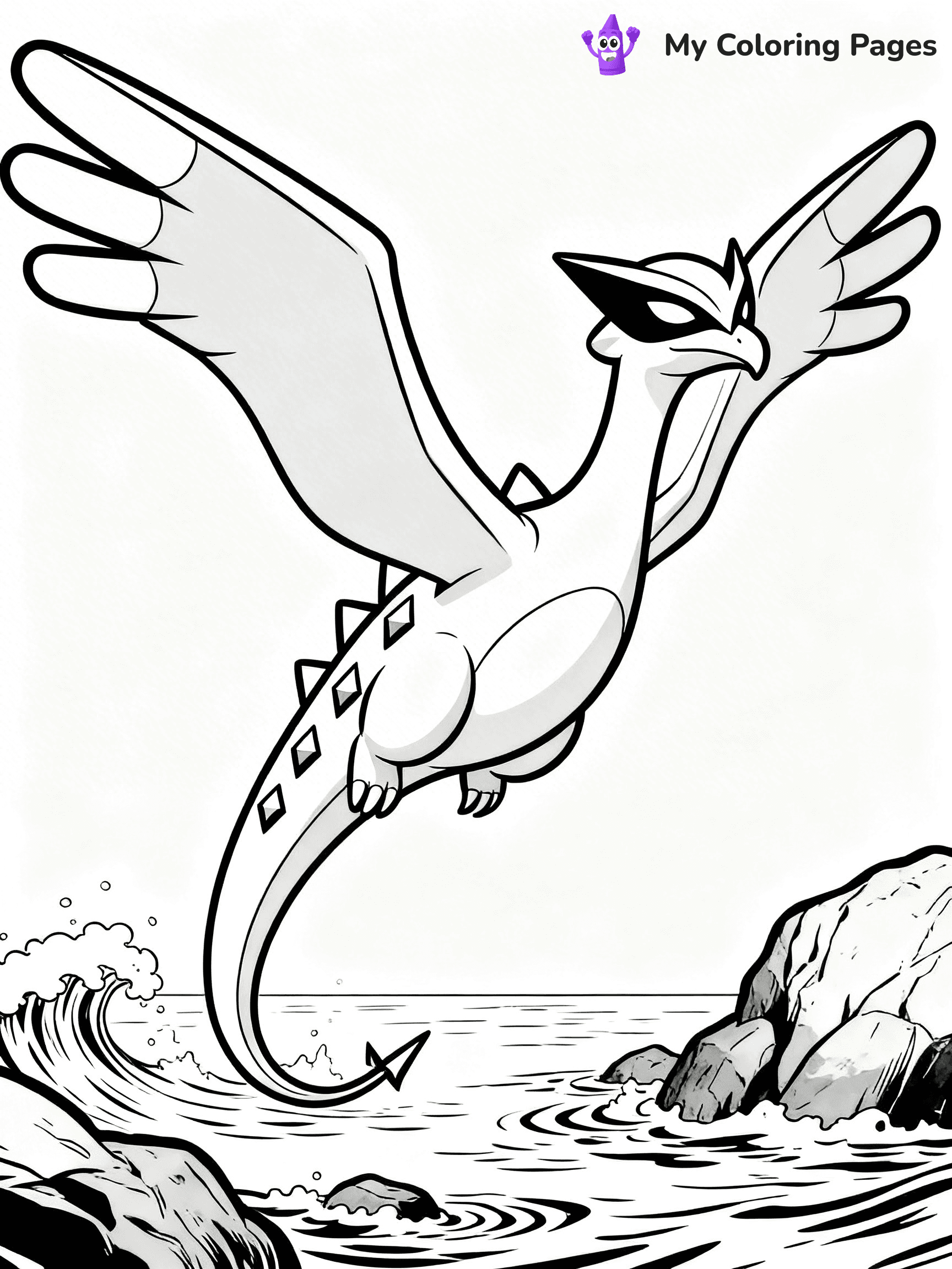 Lugia Coloring Pages - 1