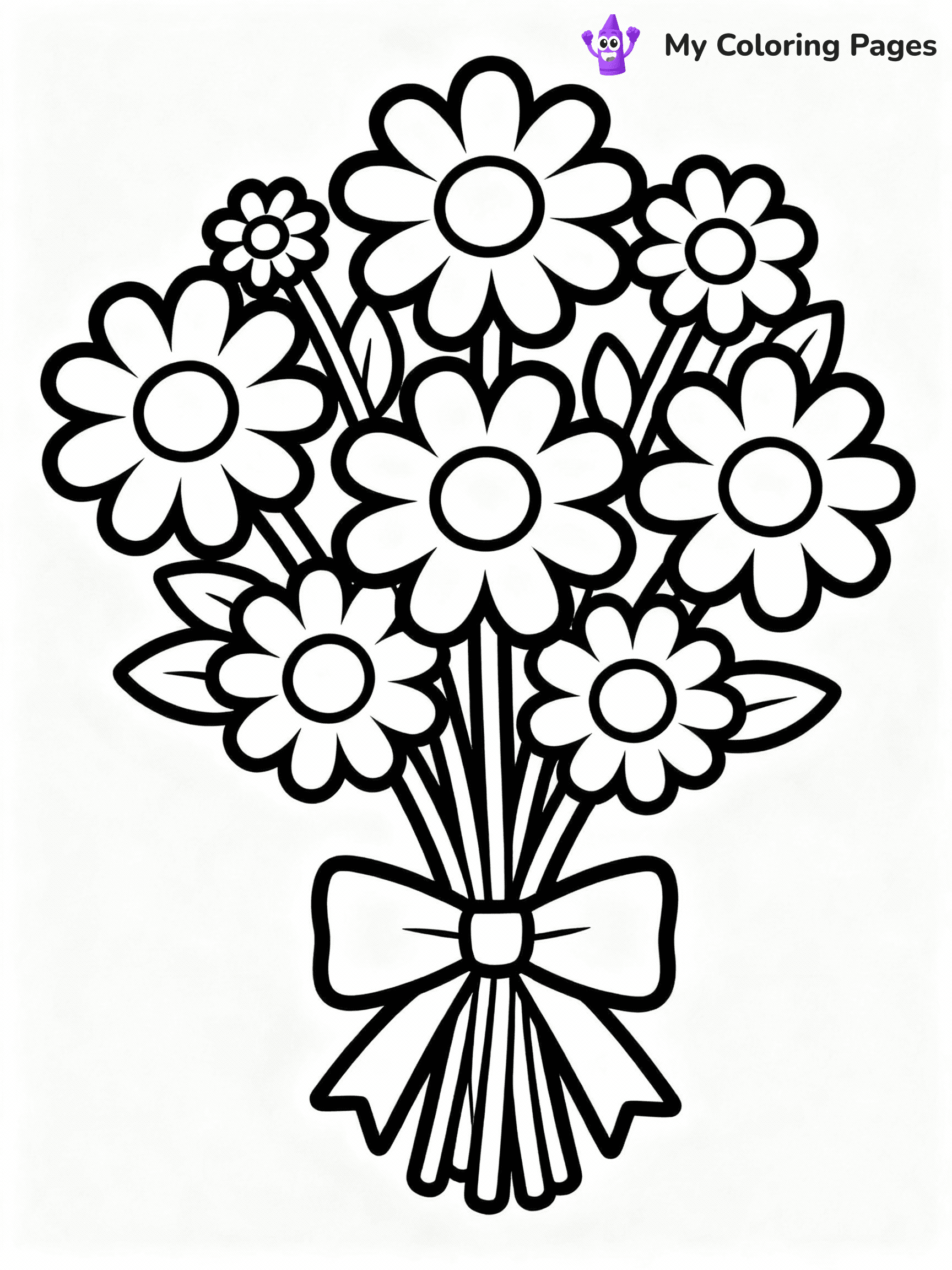 Daisy Coloring Pages - 42