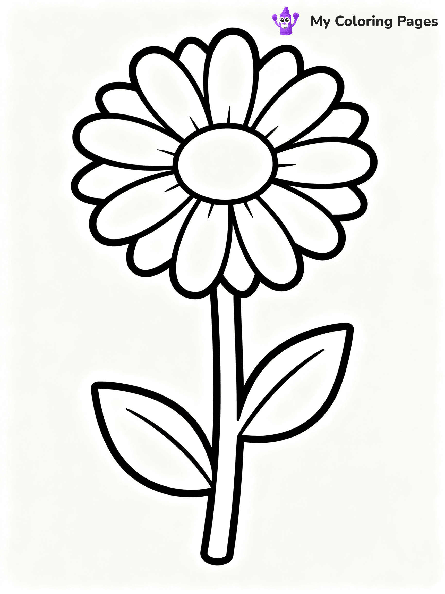 Daisy Coloring Pages - 39