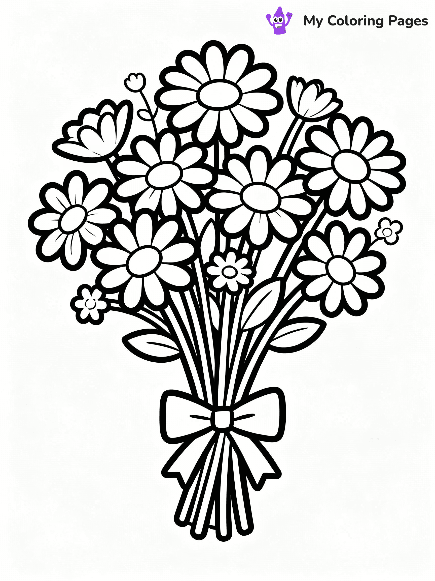 Daisy Coloring Pages - 35