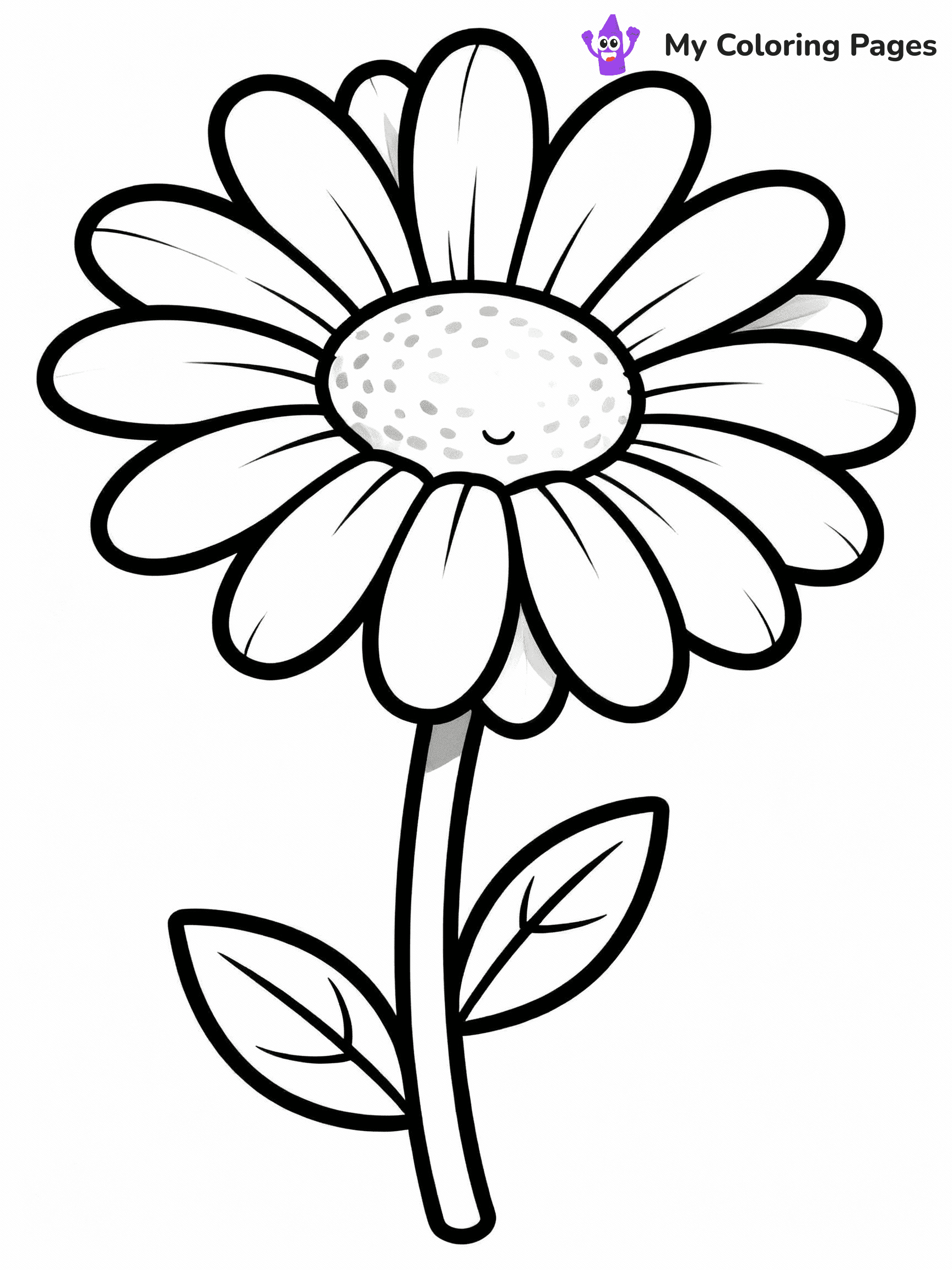Daisy Coloring Pages - 36