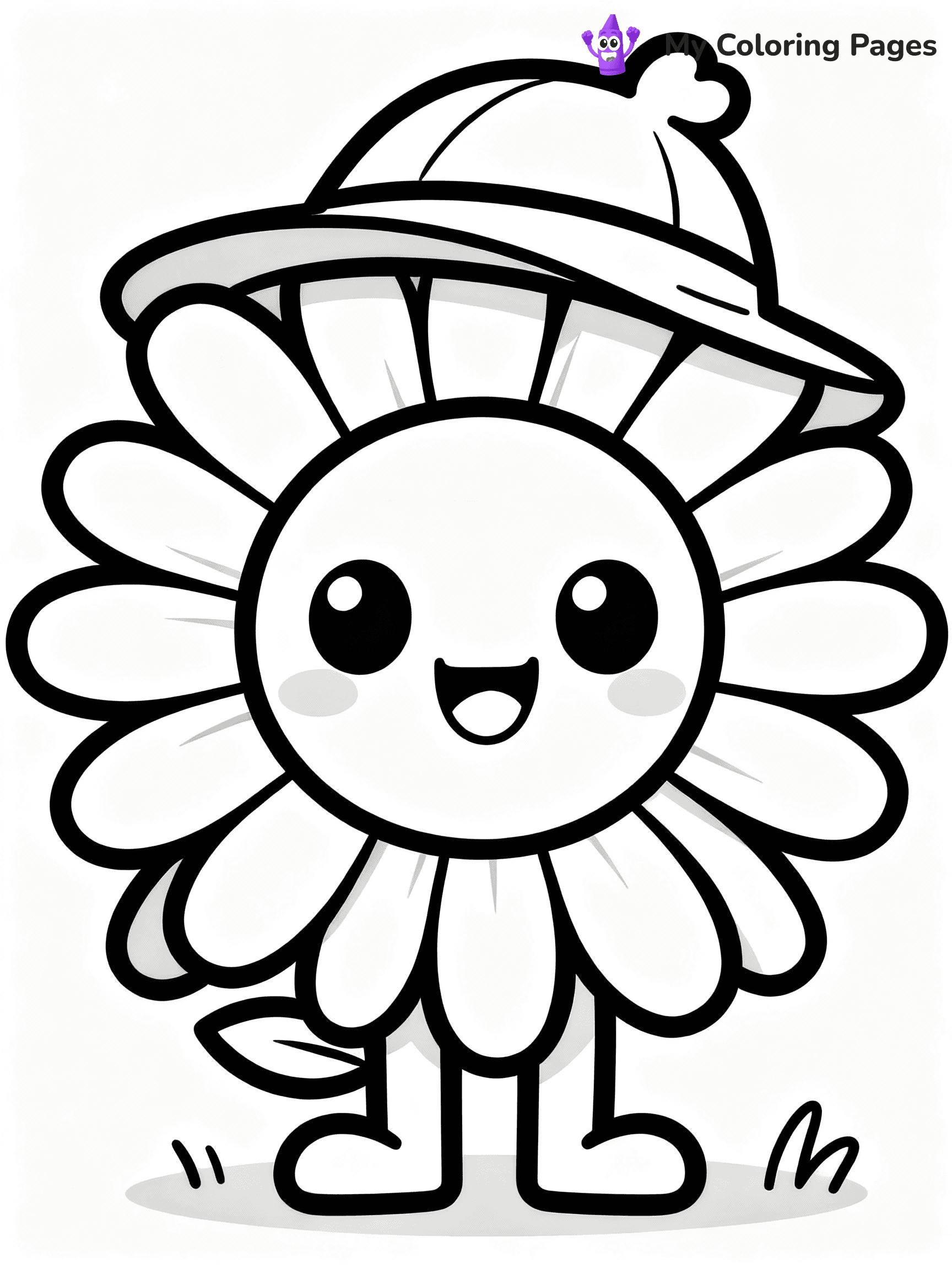 Daisy Coloring Pages - 31