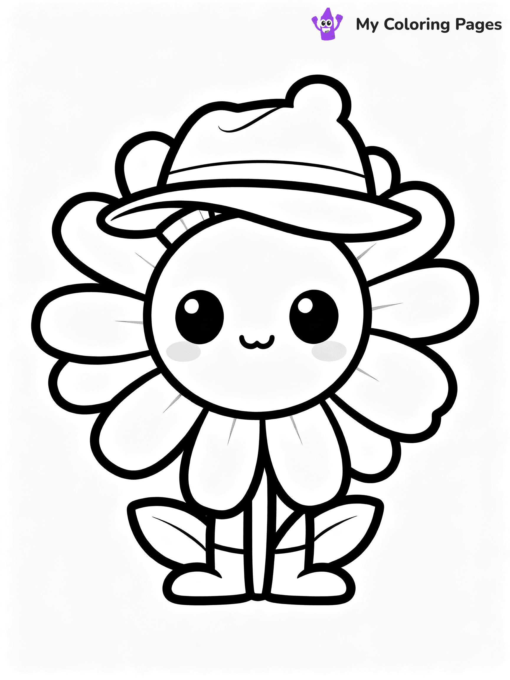 Daisy Coloring Pages - 27