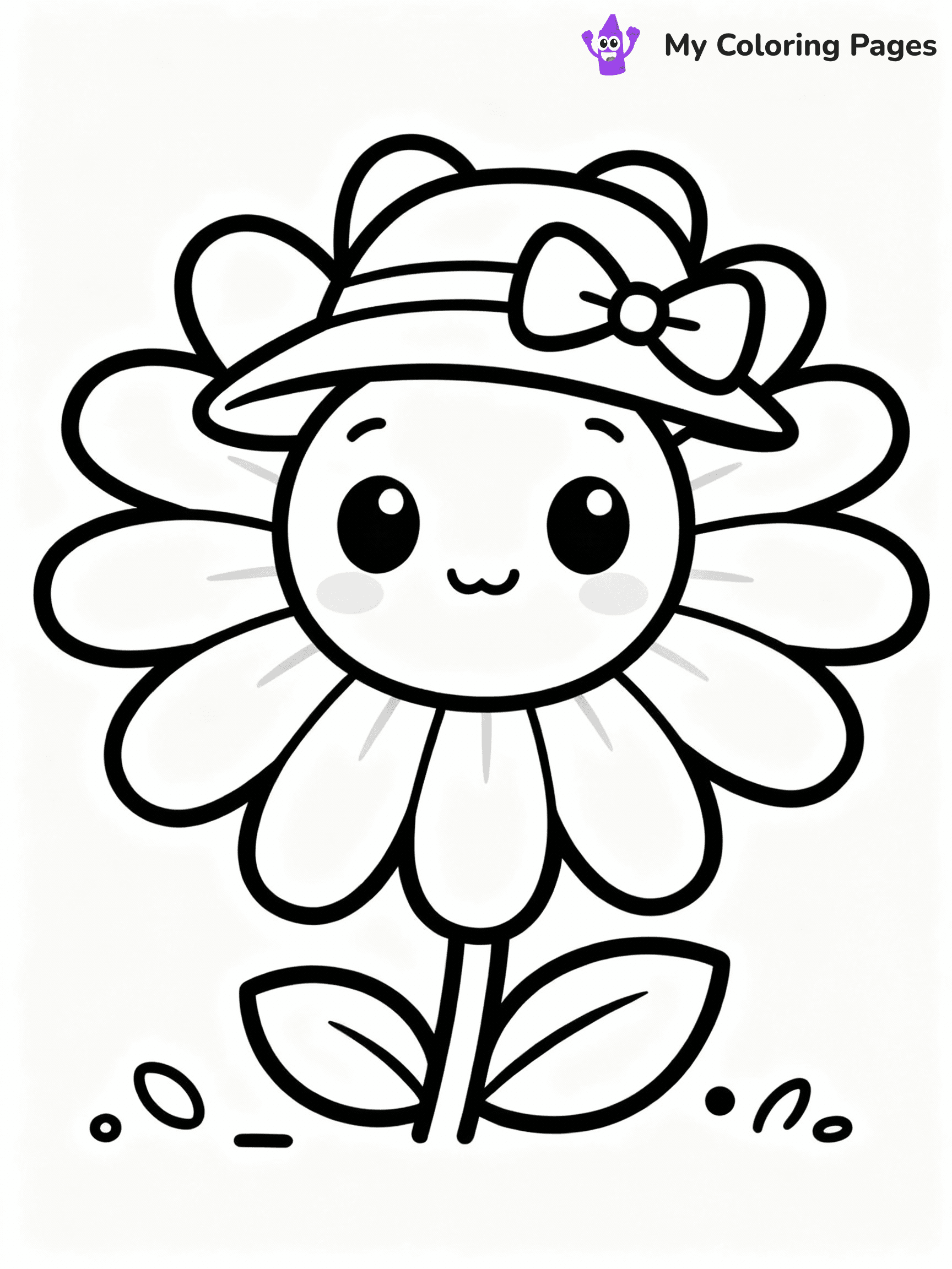 Daisy Coloring Pages - 26