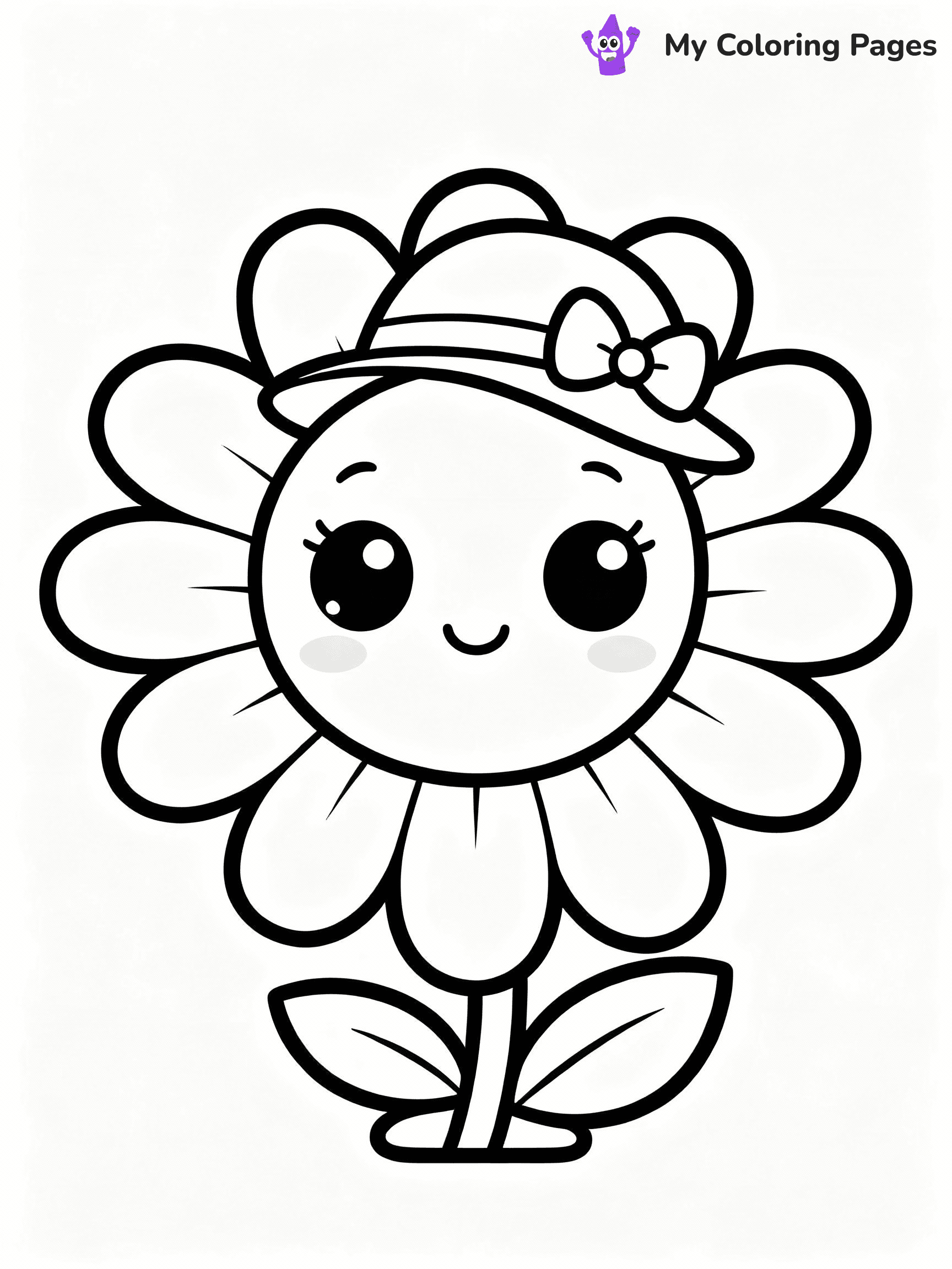 Daisy Coloring Pages - 25