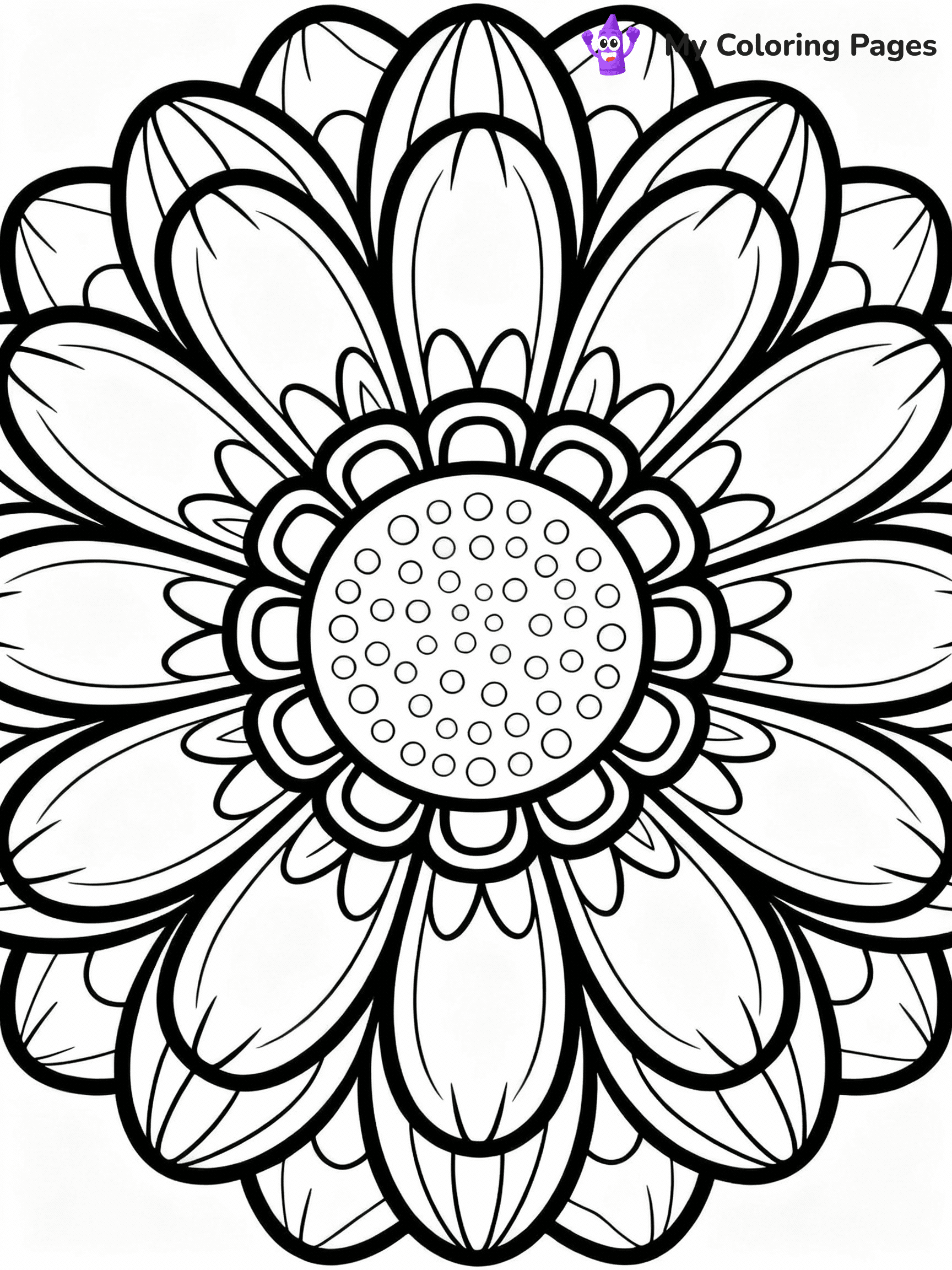 Daisy Coloring Pages - 24
