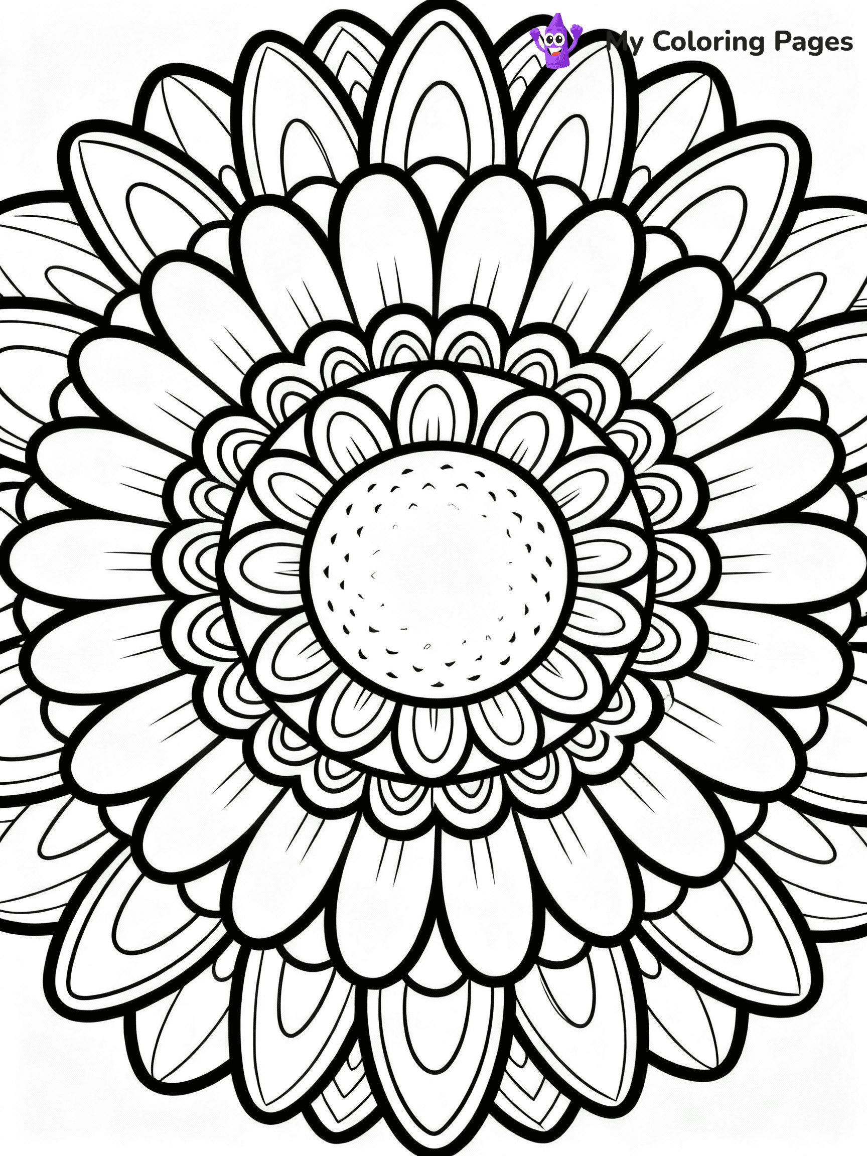 Daisy Coloring Pages - 23