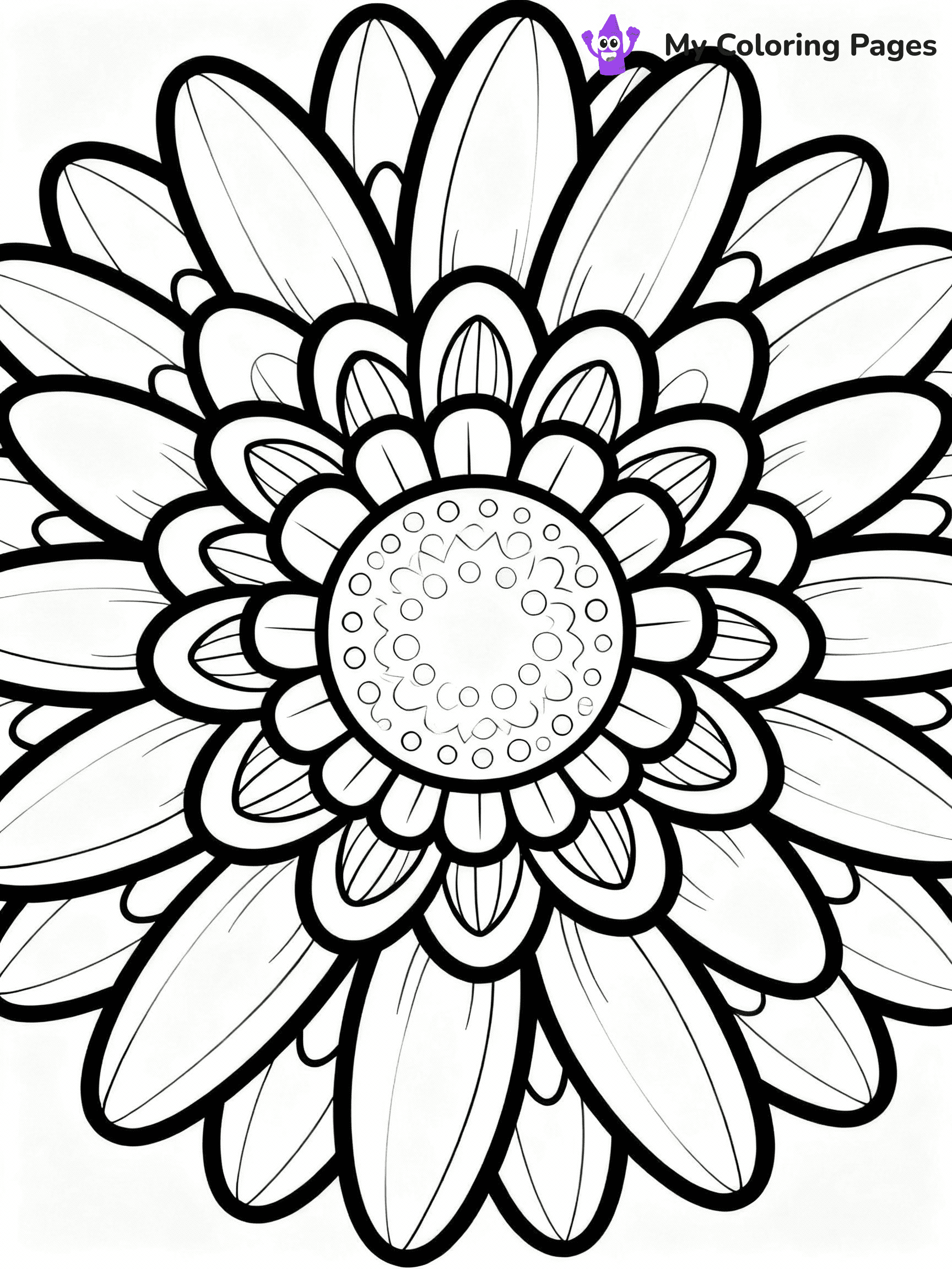 Daisy Coloring Pages - 22