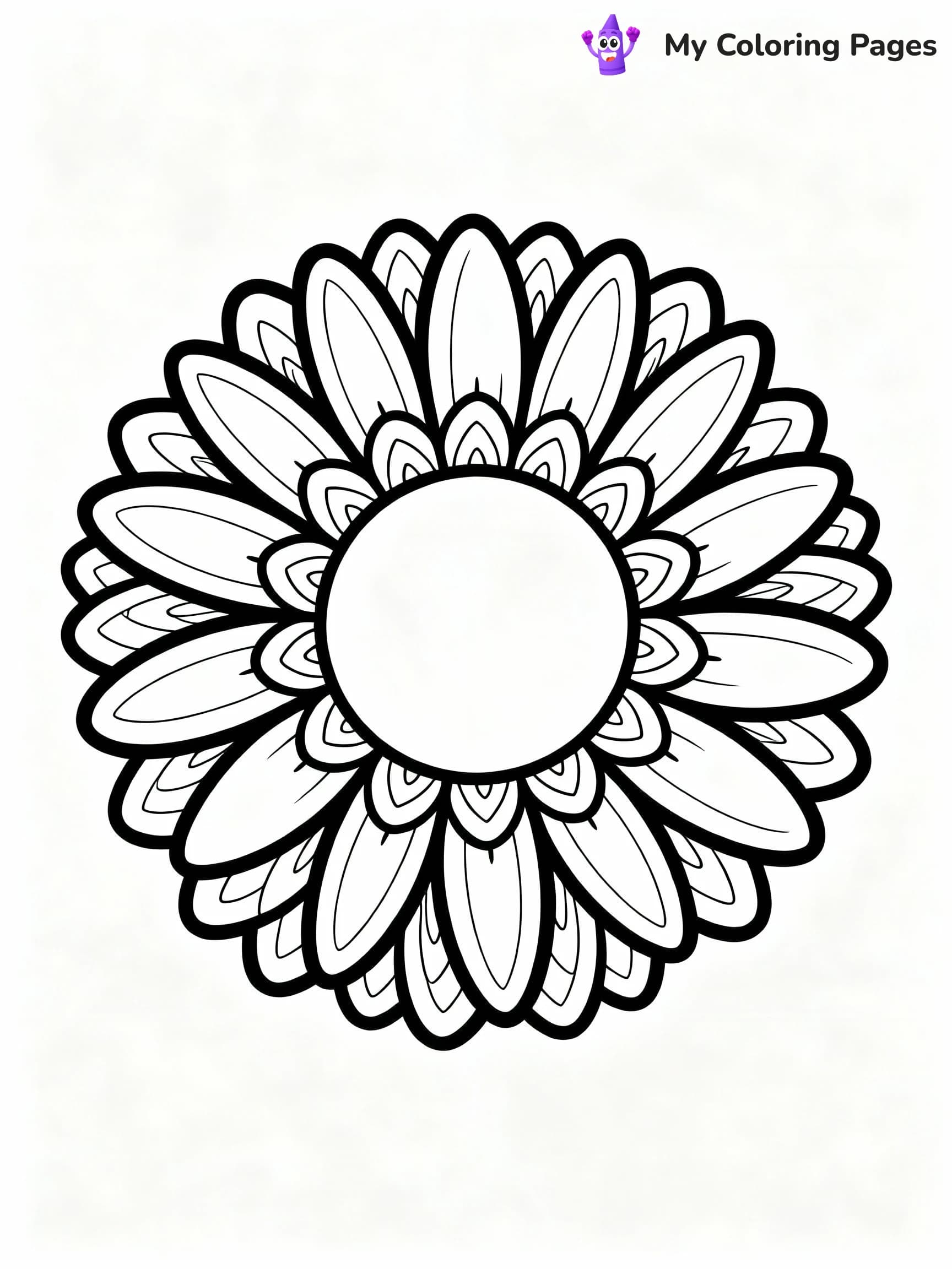 Daisy Coloring Pages - 19