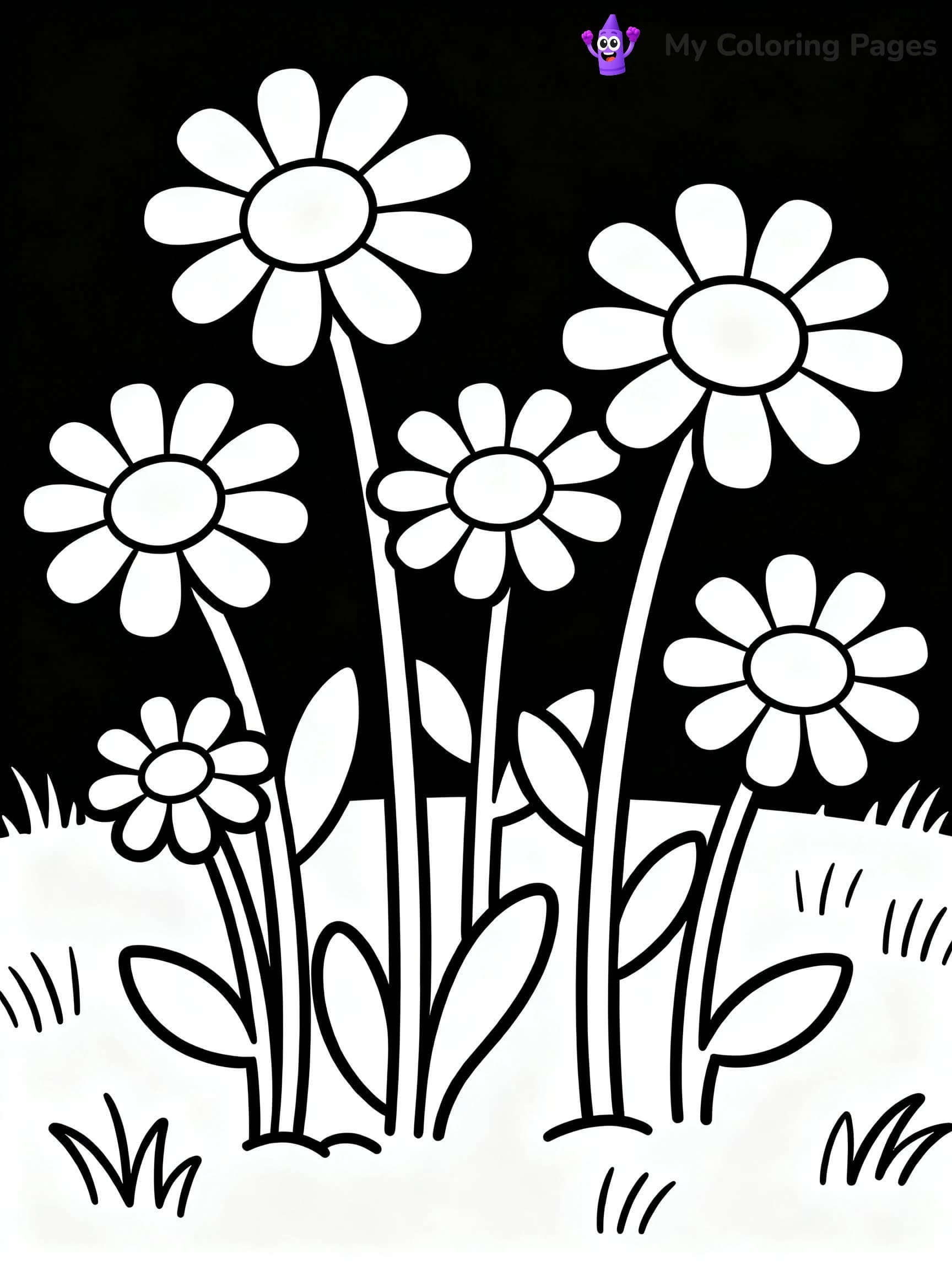 Daisy Coloring Pages - 18