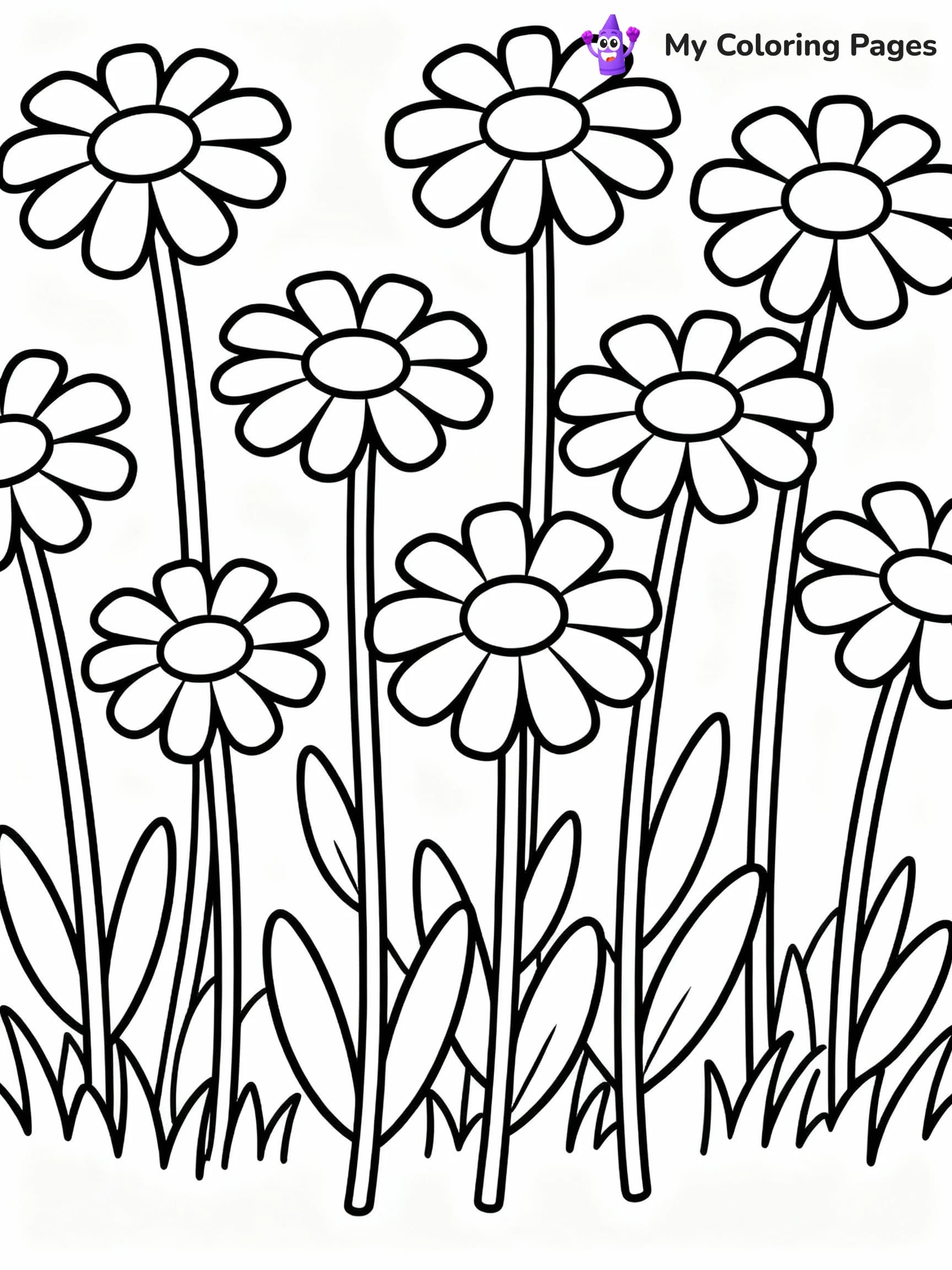 Daisy Coloring Pages - 14