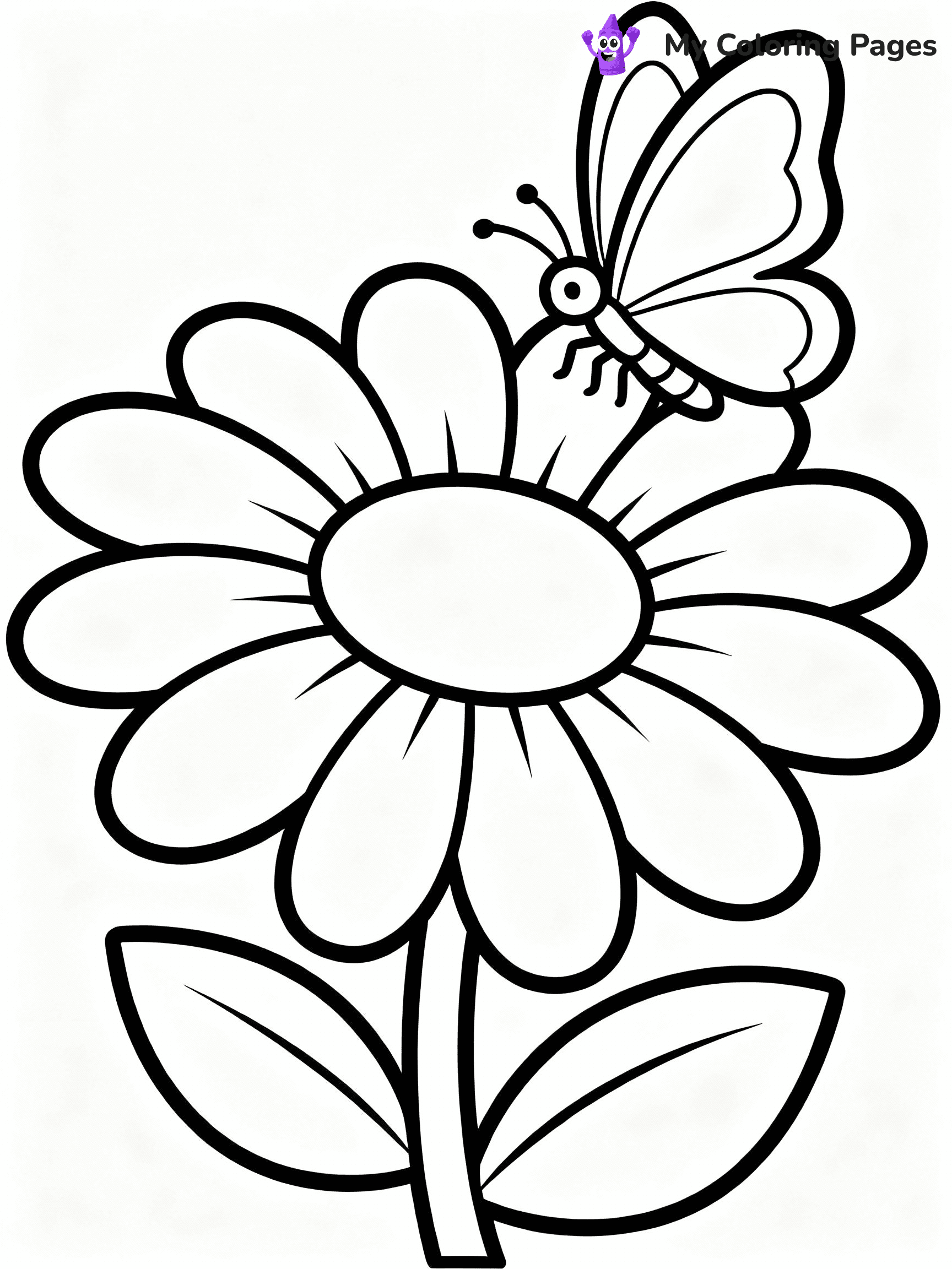 Daisy Coloring Pages - 11