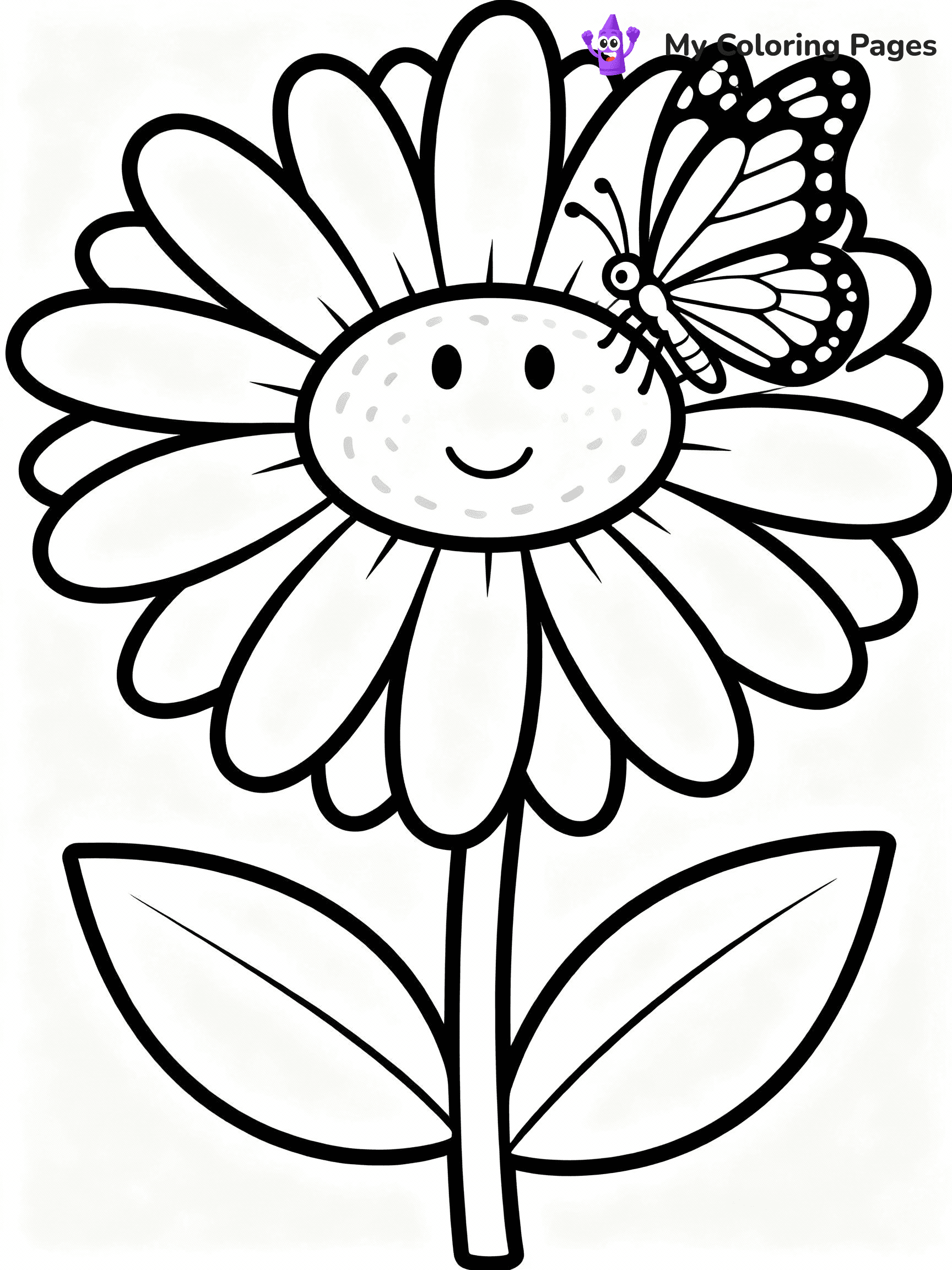 Daisy Coloring Pages - 10
