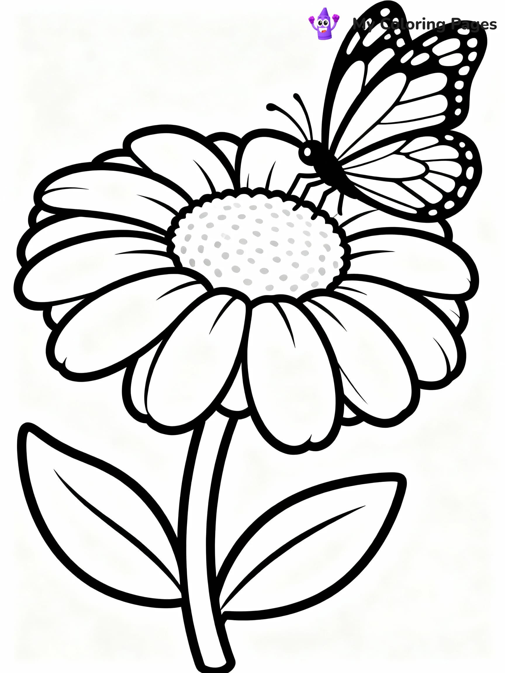 Daisy Coloring Pages - 7